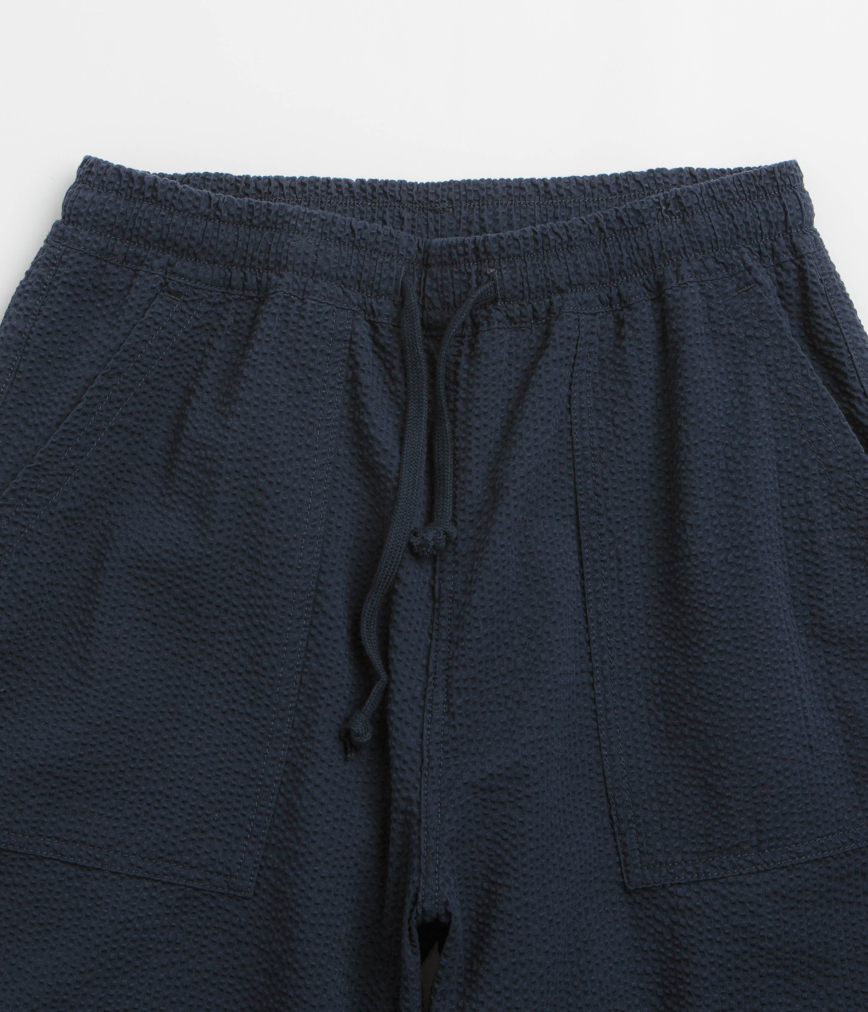 Service Works Seersucker Chef Shorts - Dark Navy - Image 4