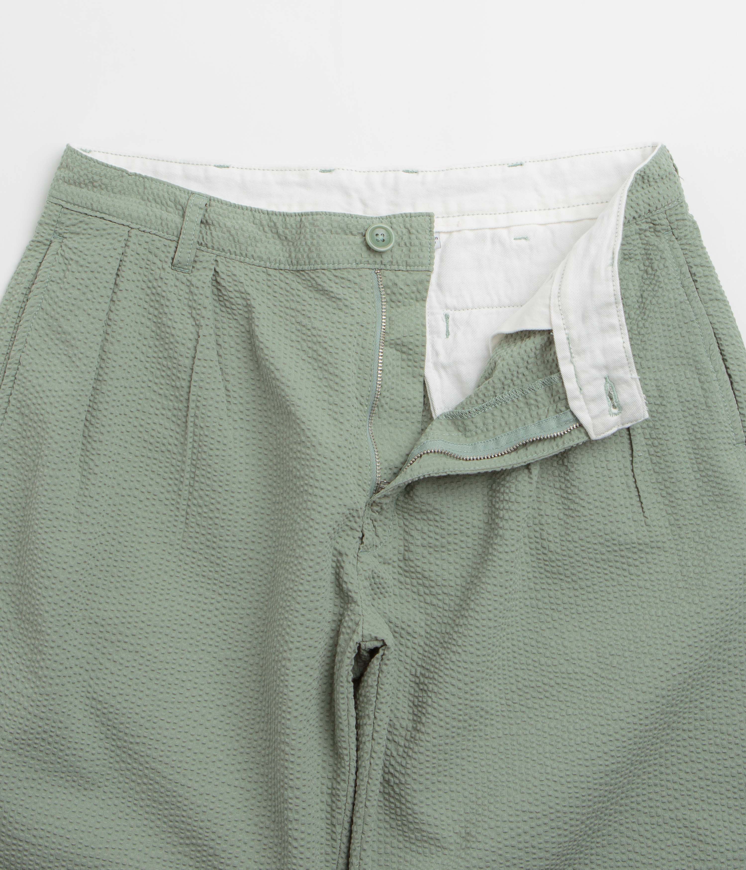Service Works Seersucker Part Timer Shorts - Sage - Image 5
