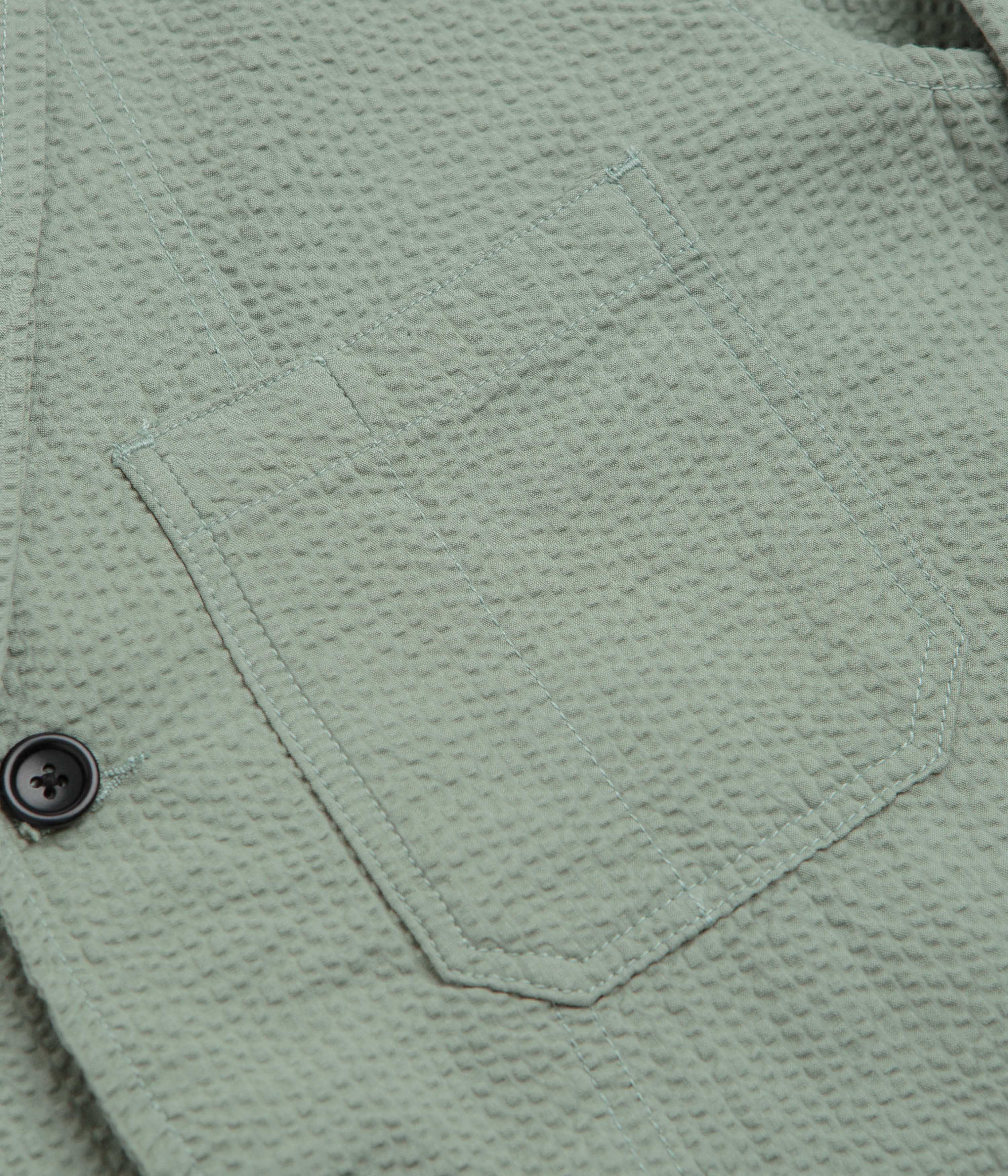 Service Works Seersucker Server Suit Jacket - Sage - Image 5
