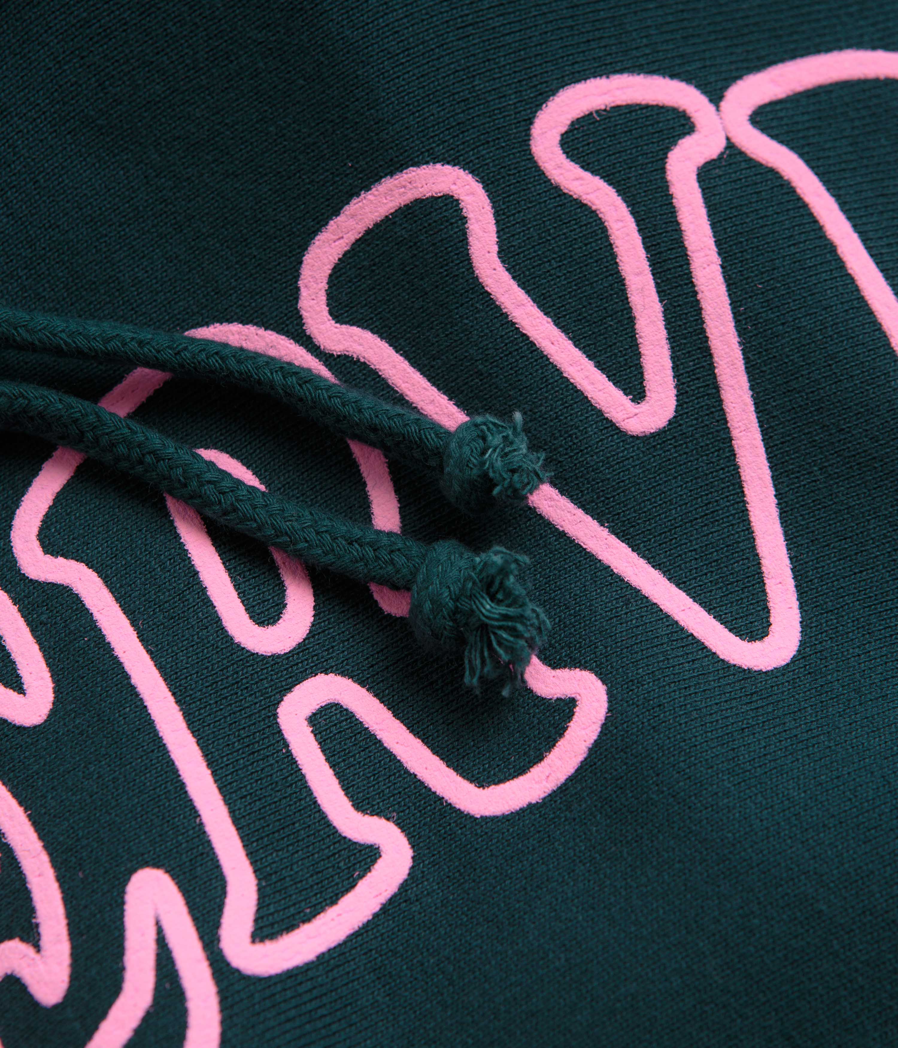 Service Works Service Arch Logo Hoodie - Petrol - Image 3