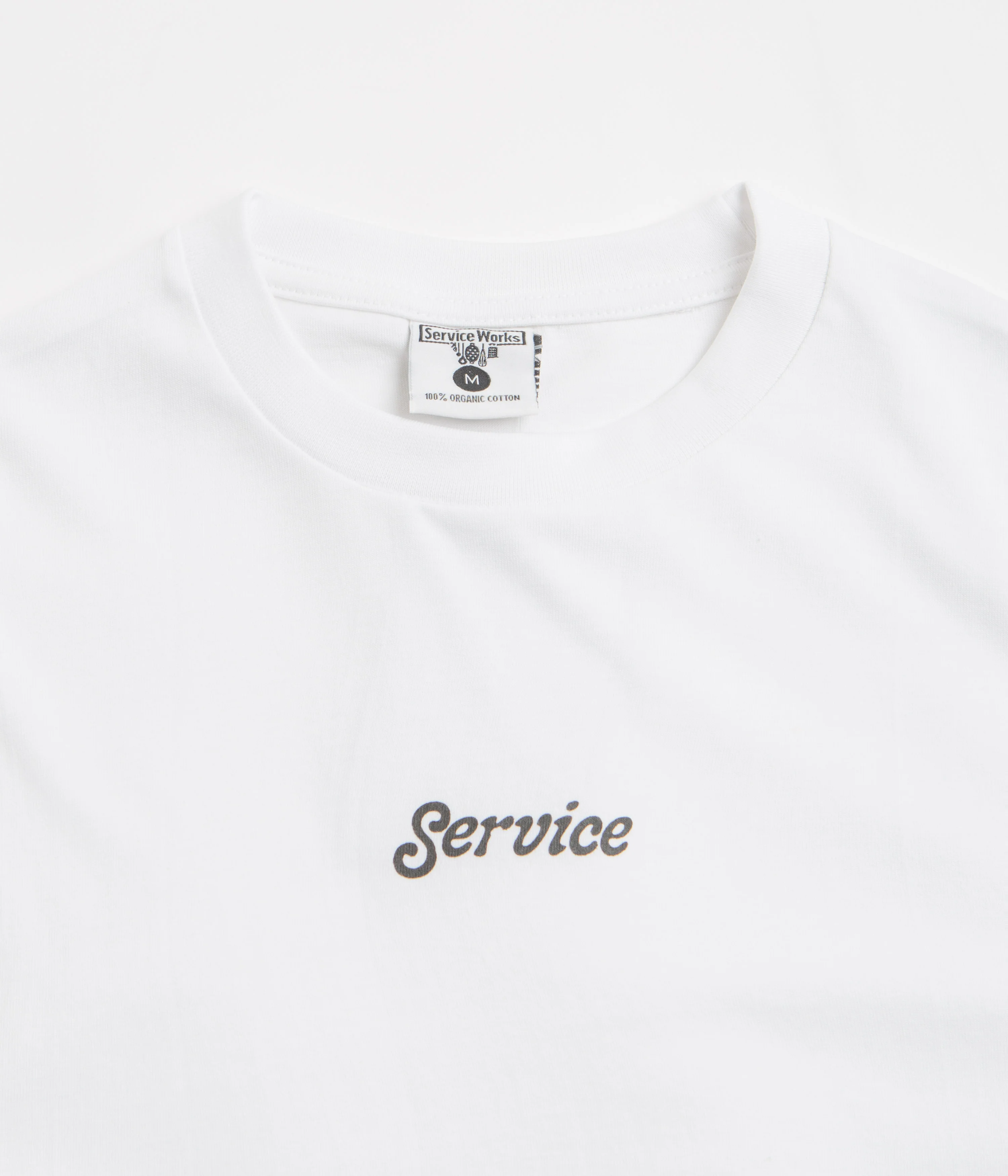 Service Works Service Logo T-Shirt - White - Image 3