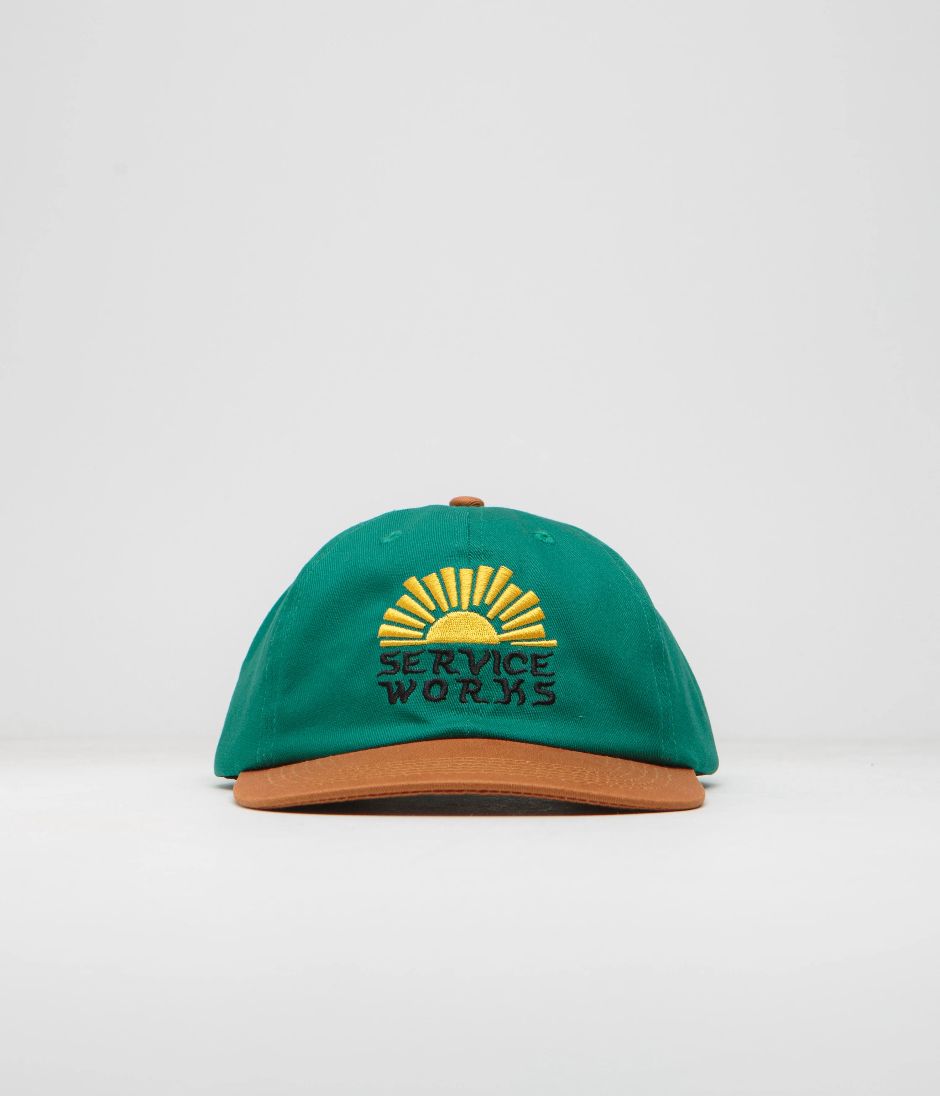 Service Works Sunnyside Up Cap - Teal / Brown - Image 2