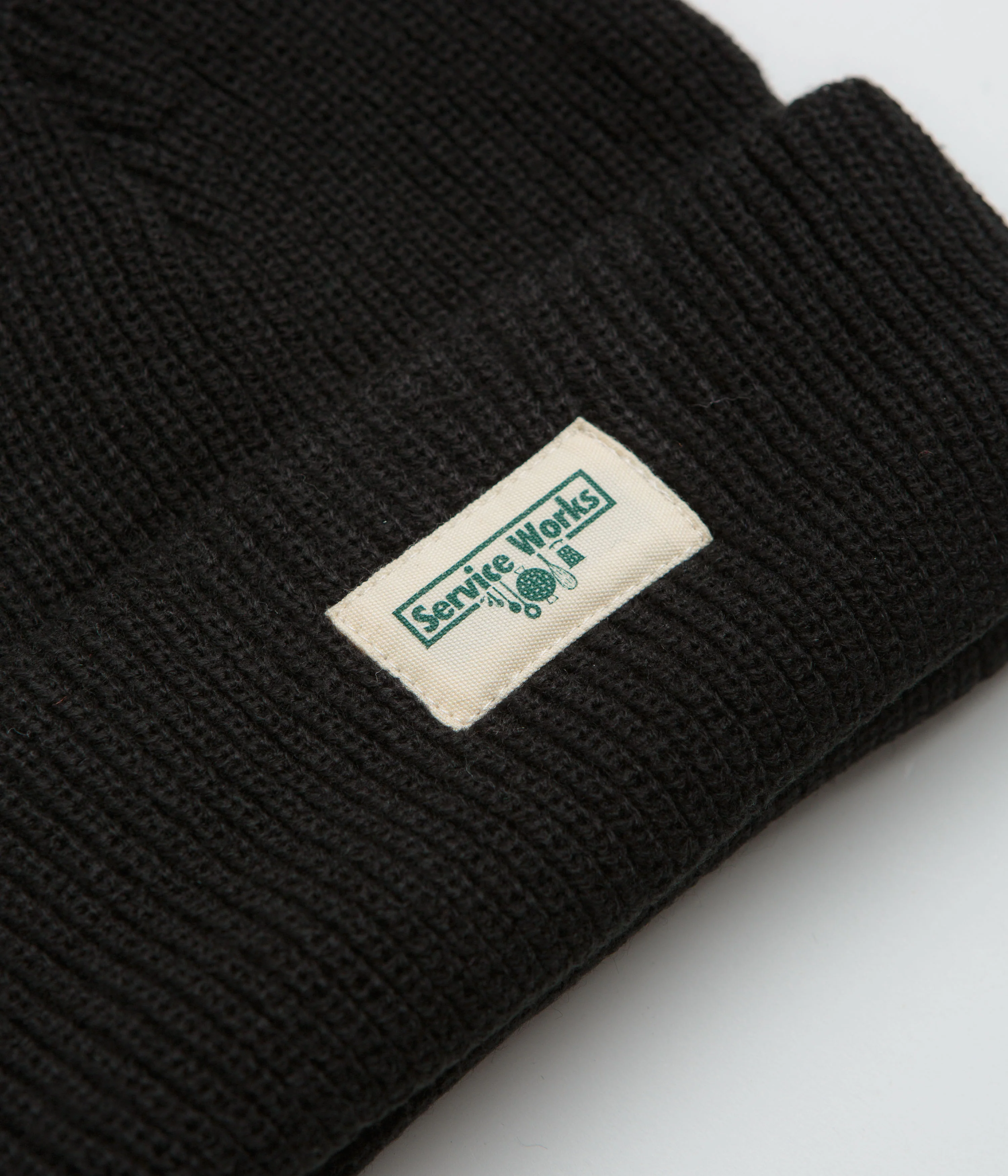 Service Works Tassel Beanie - Black - Image 2