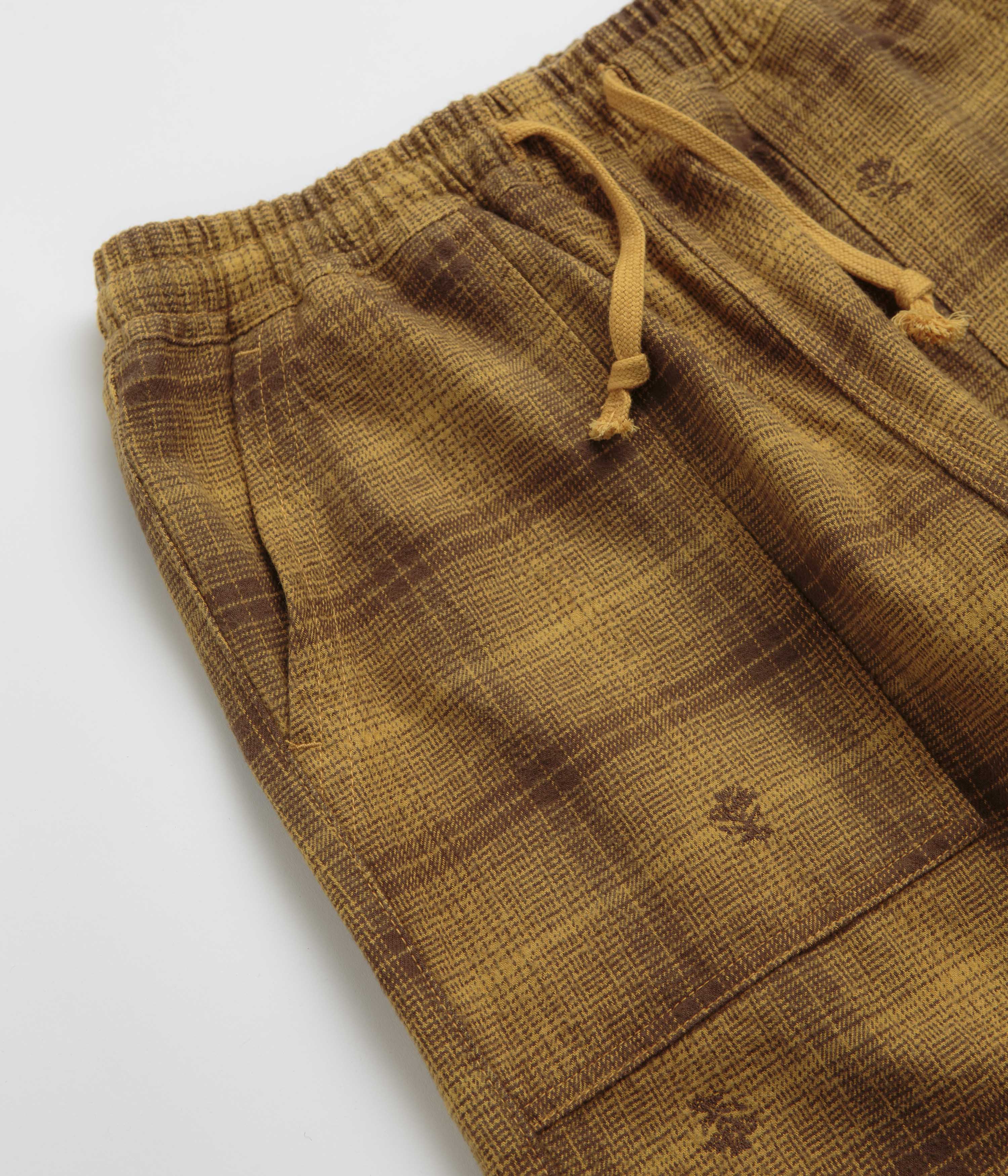 Service Works Thistle Plaid Chef Pants - Ochre - Image 6