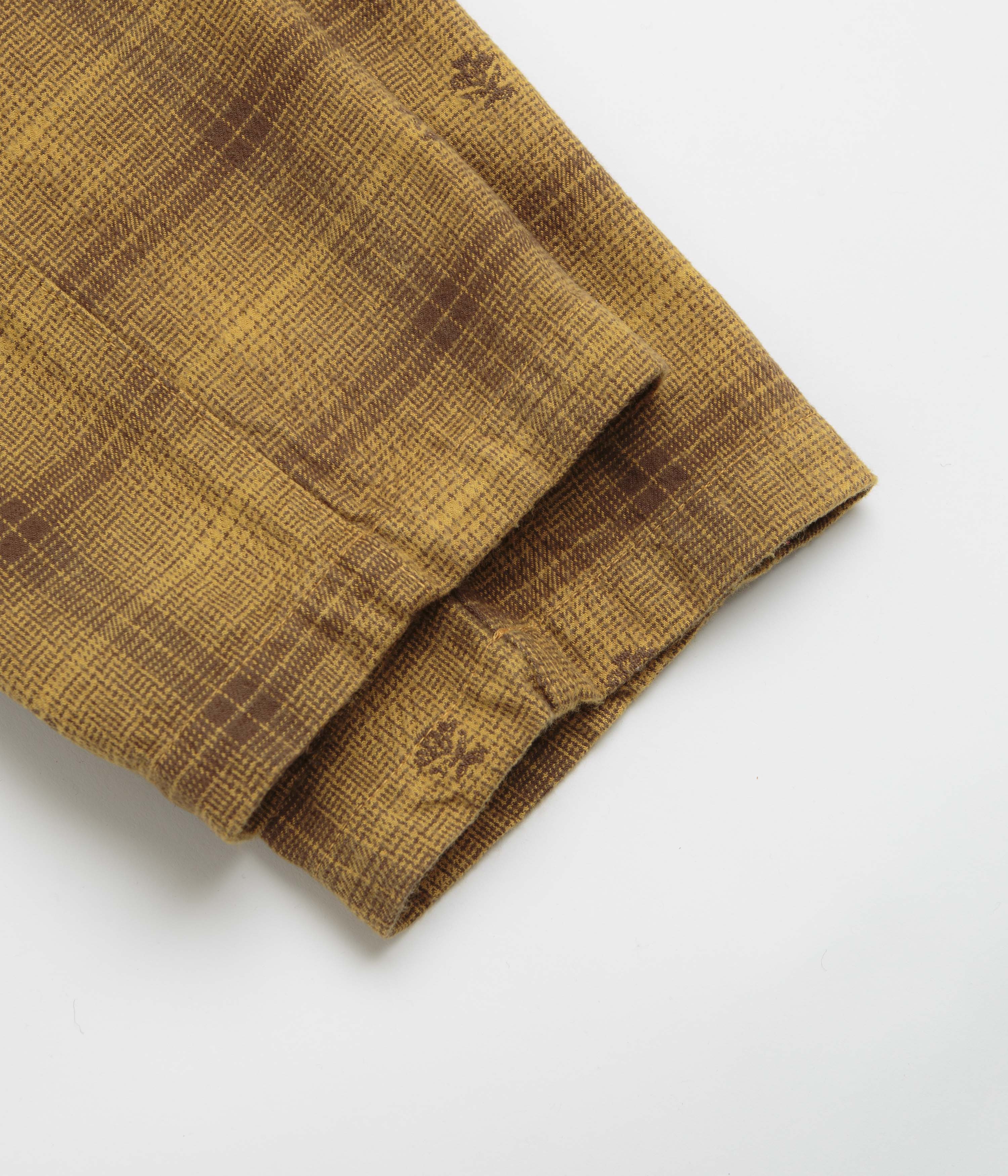 Service Works Thistle Plaid Chef Pants - Ochre - Image 8