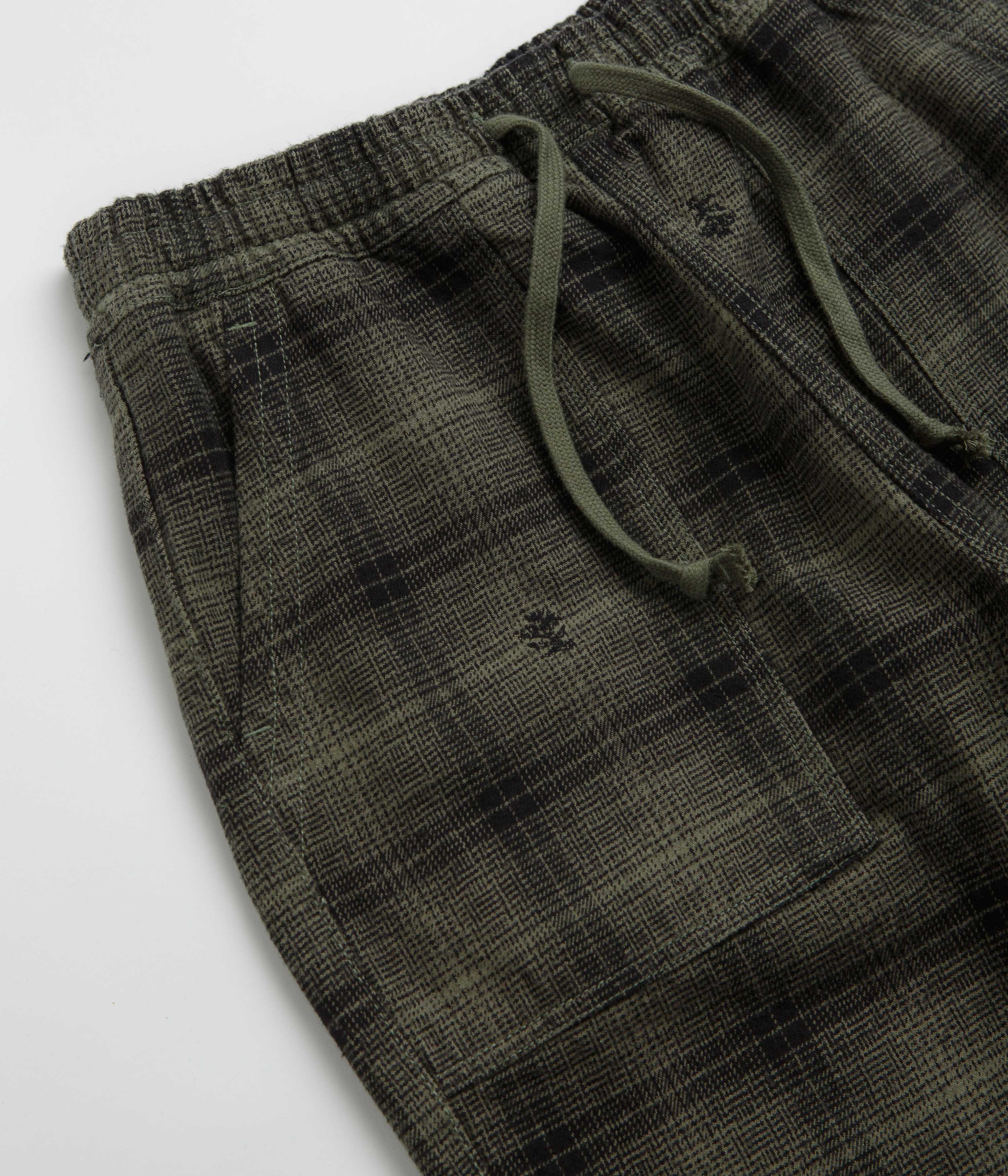 Service Works Thistle Plaid Chef Pants - Olive - Image 6