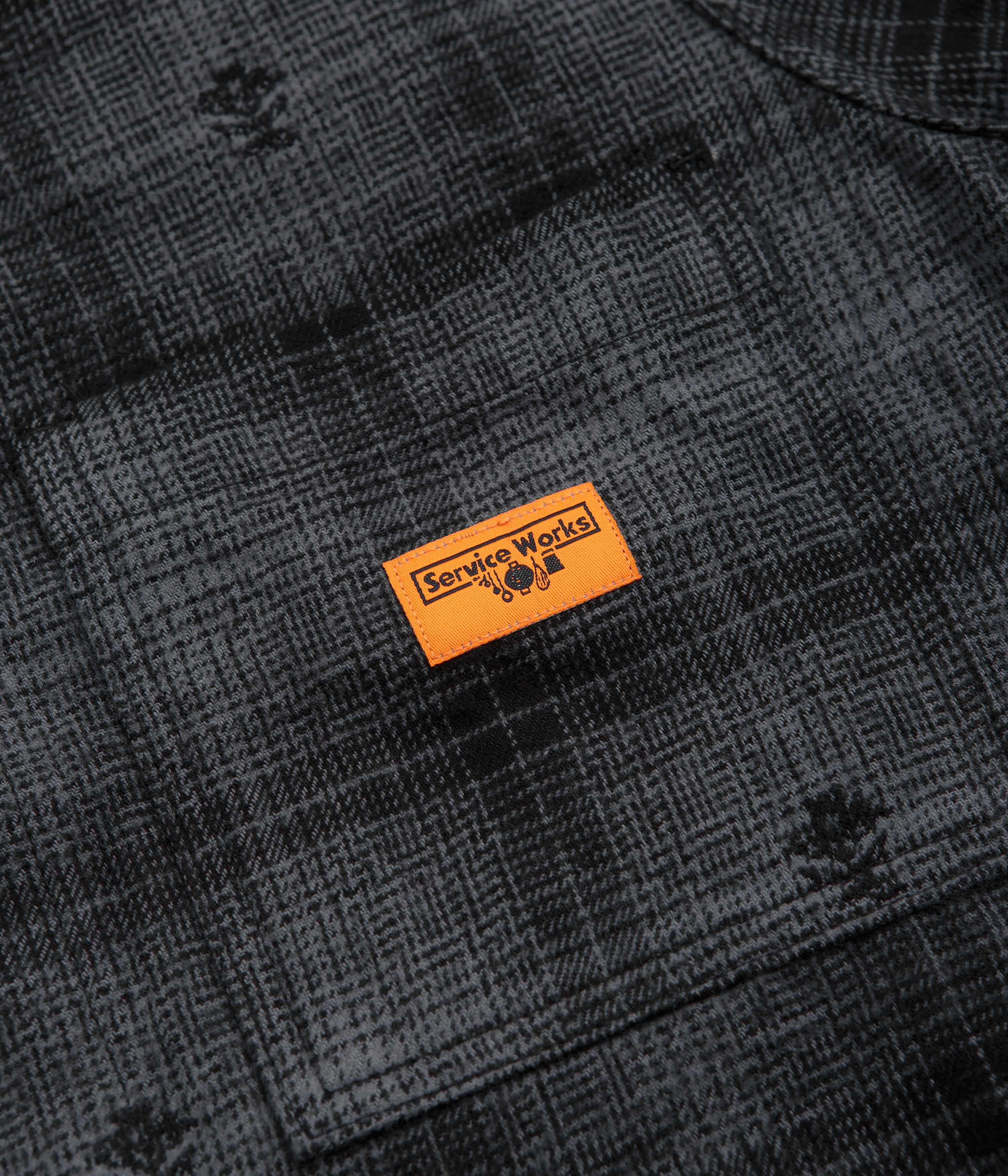 Service Works Thistle Plaid FOH Jacket - Black - Image 4