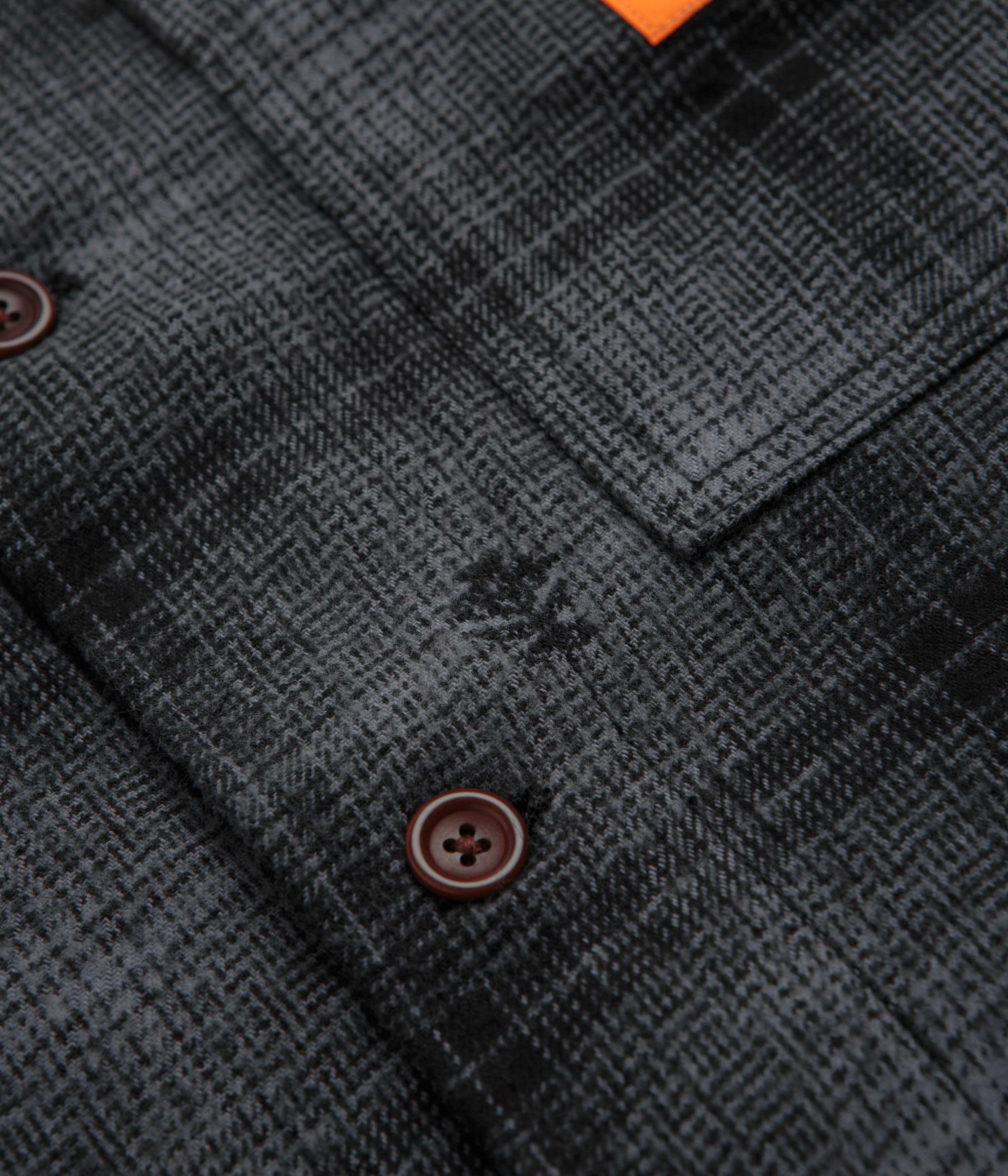Service Works Thistle Plaid FOH Jacket - Black - Image 5