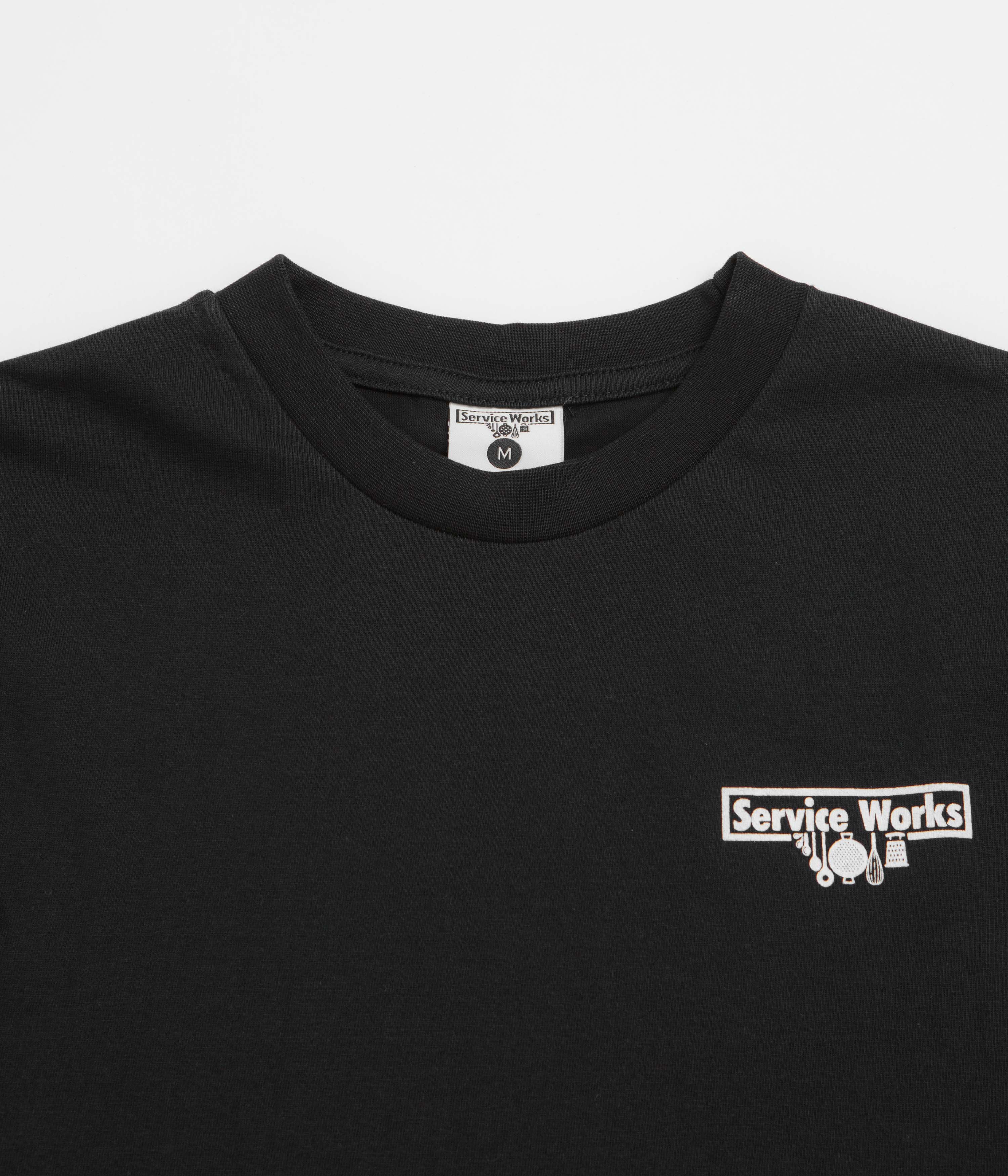Service Works Trademark T-Shirt - Black - Image 2