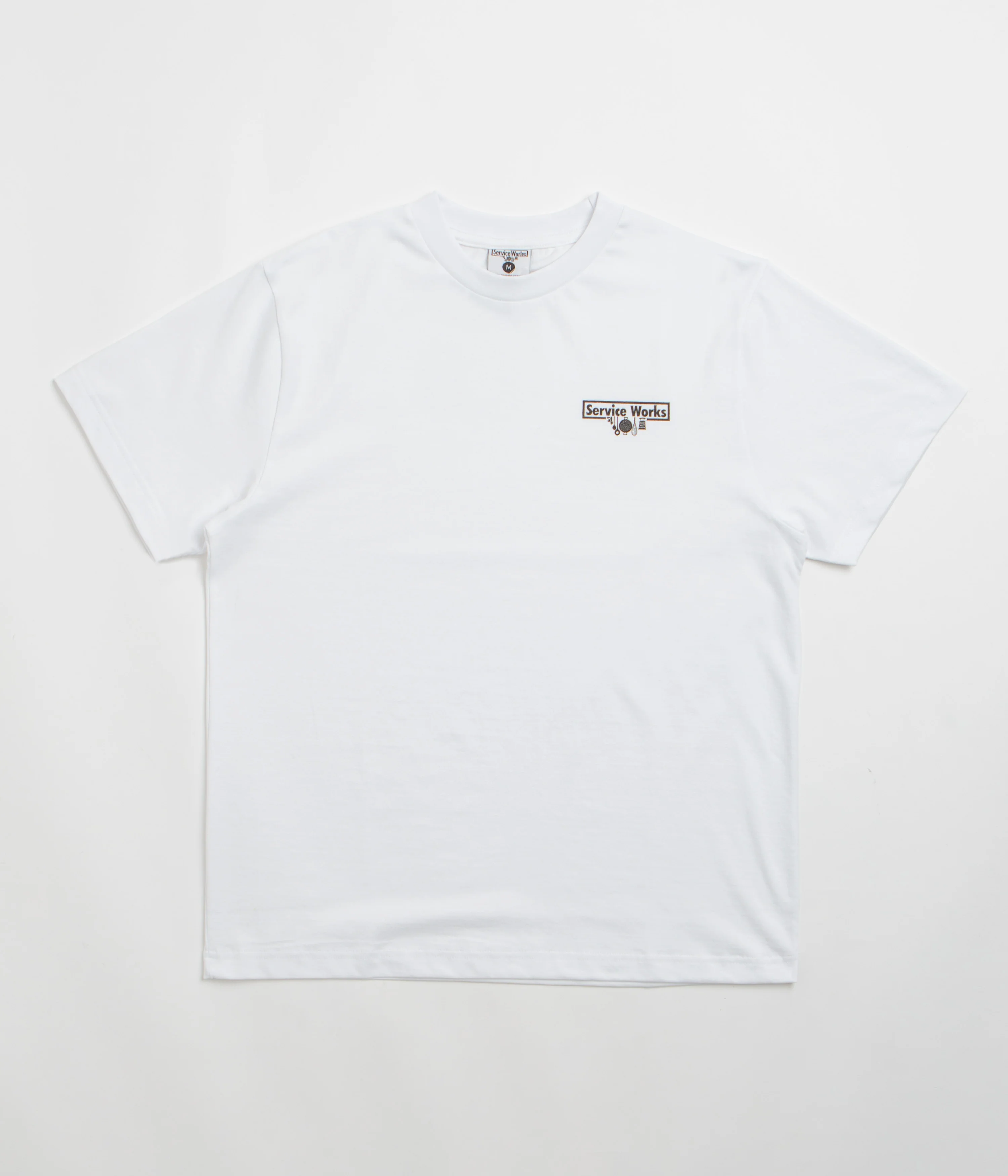 Service Works Trademark T-Shirt - White / Black