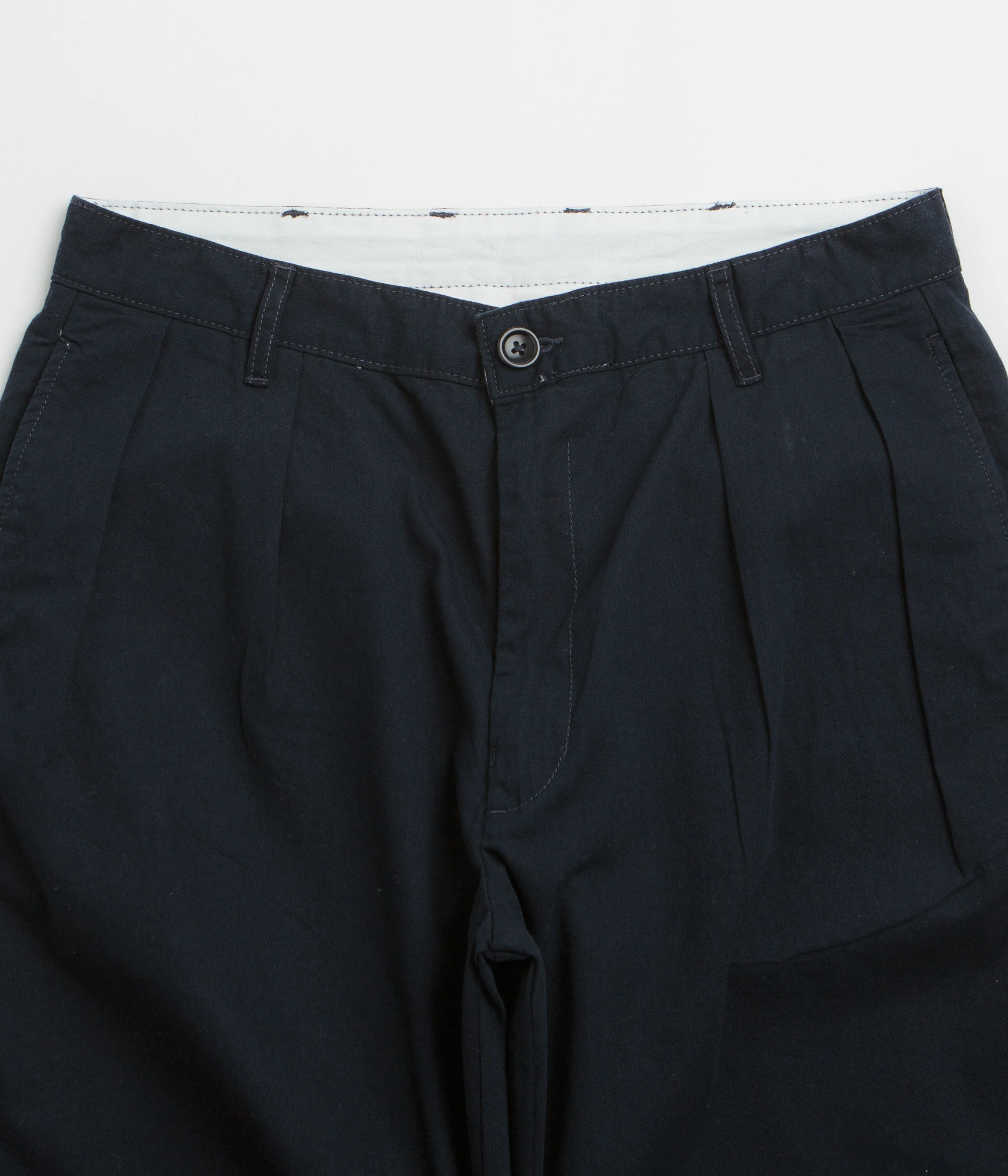 Service Works Twill Part Timer Shorts - Dark Navy - Image 4