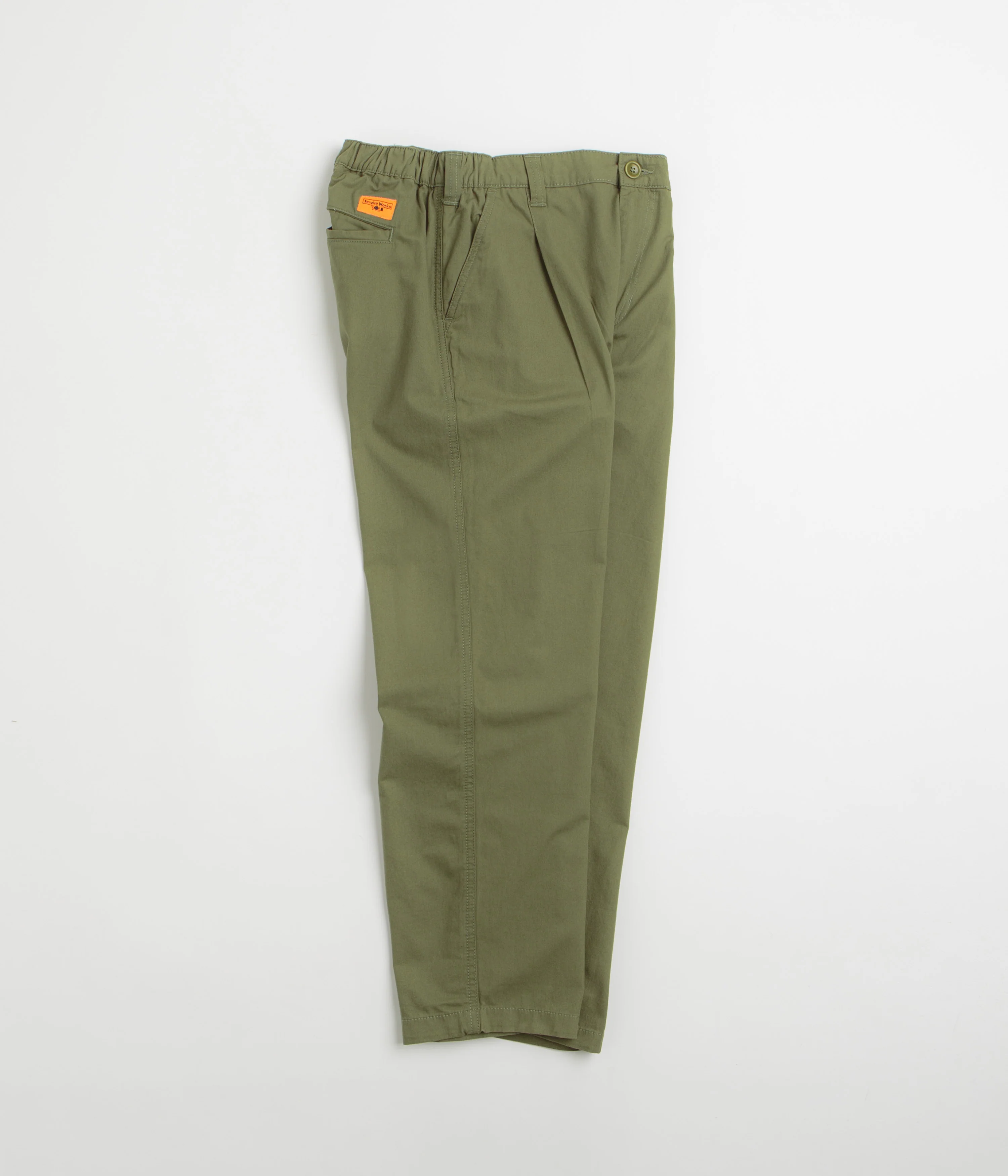 Service Works Twill Waiter Pants - Olive - Image 2