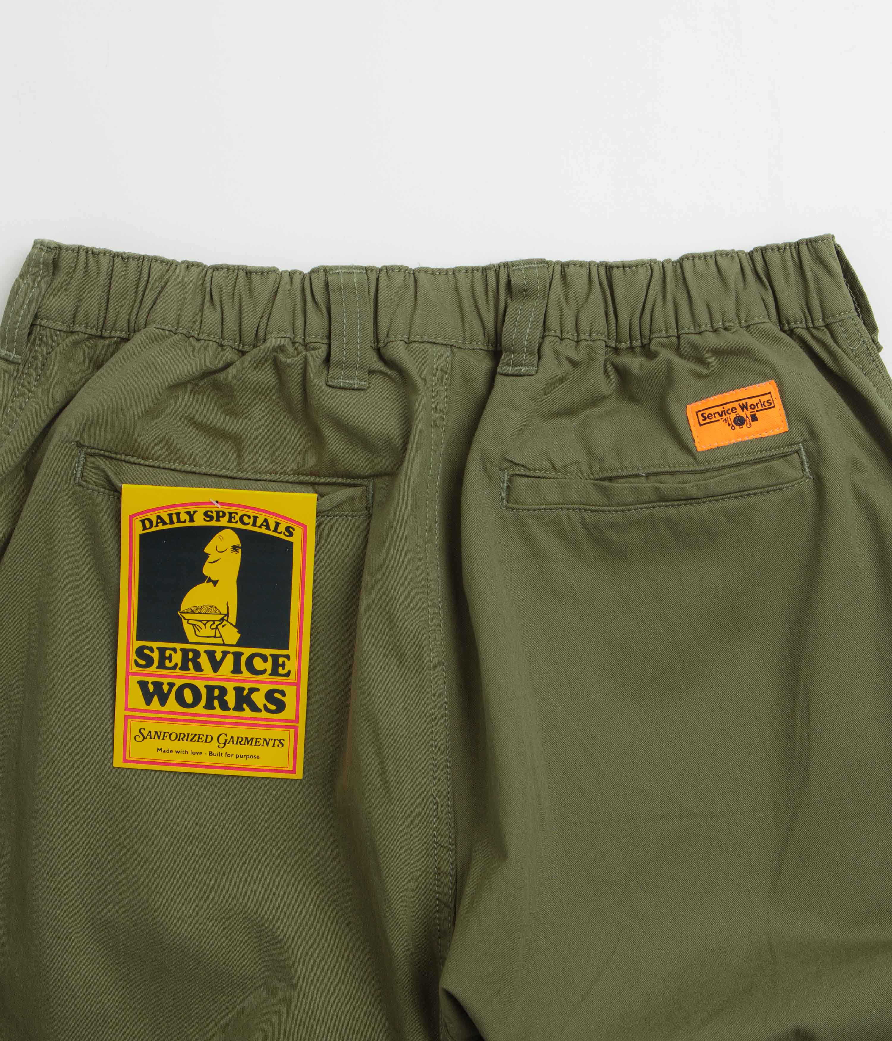 Service Works Twill Waiter Pants - Olive - Image 6