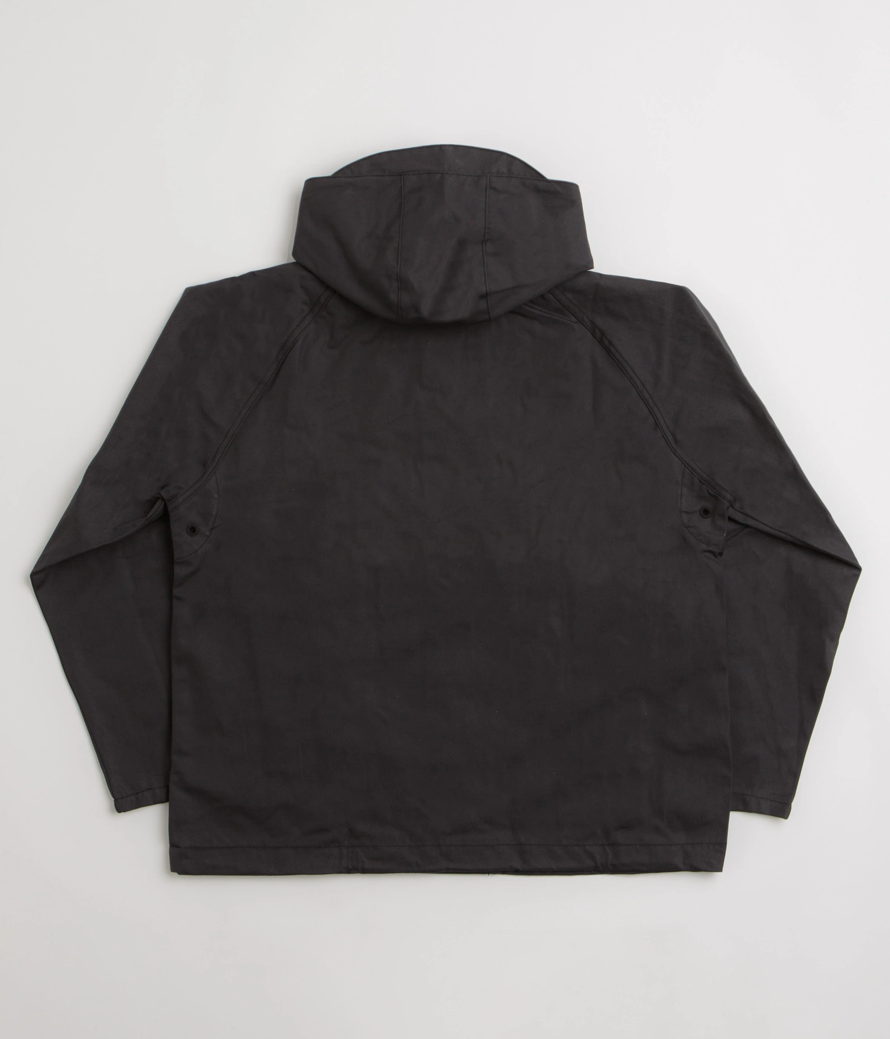 Service Works Waxed Cotton Allotment Parka - Black - Image 3