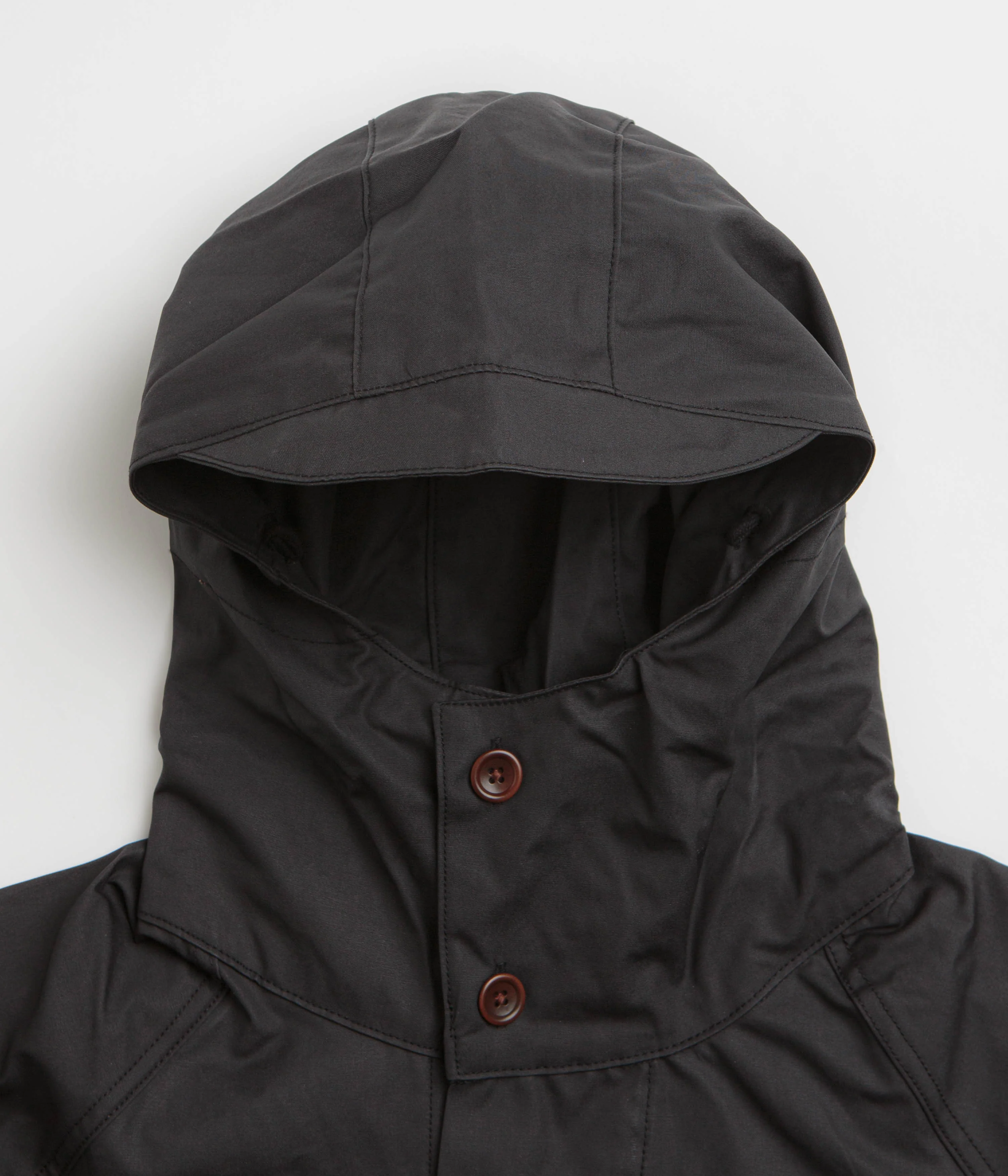 Service Works Waxed Cotton Allotment Parka - Black - Image 4
