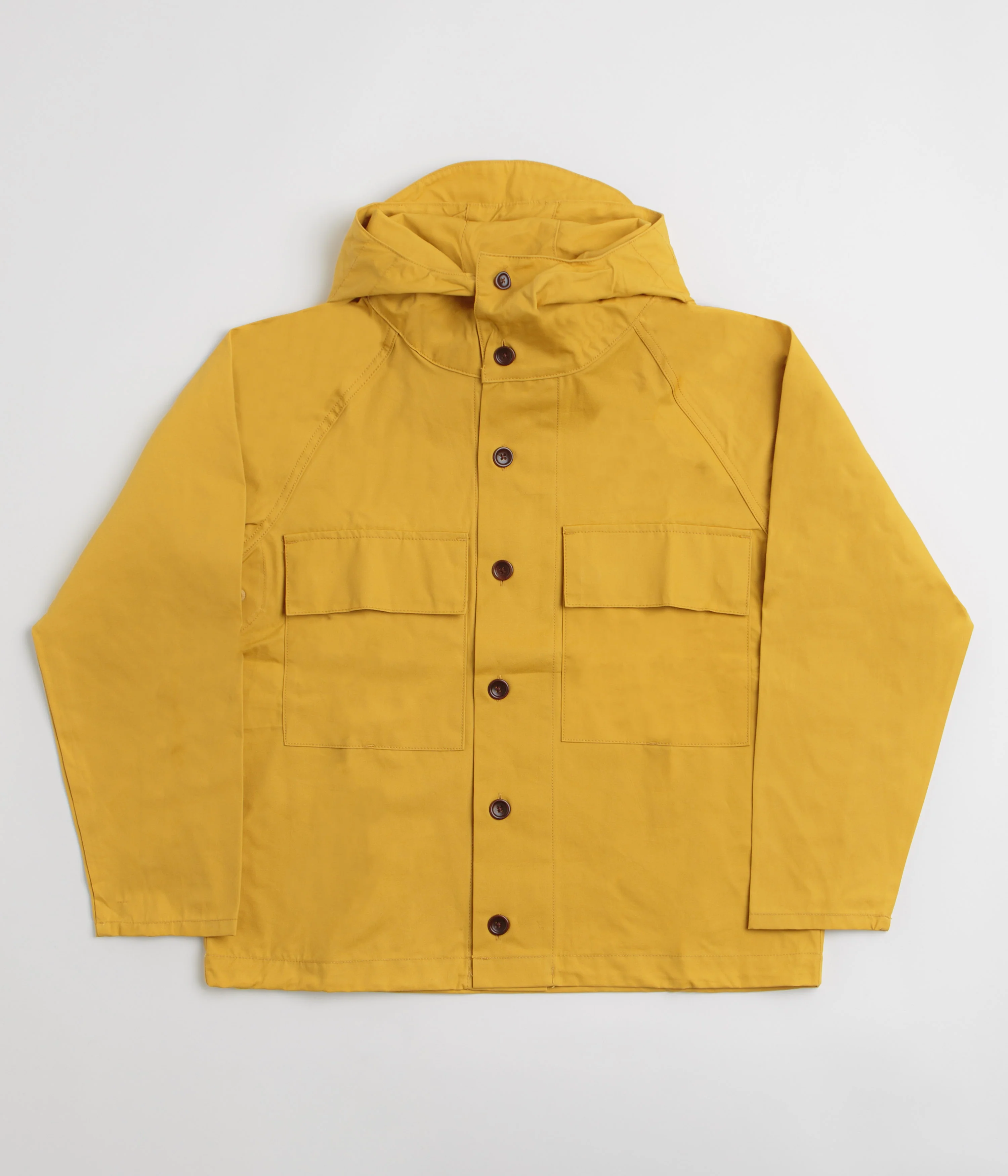 Service Works Waxed Cotton Allotment Parka - Ochre