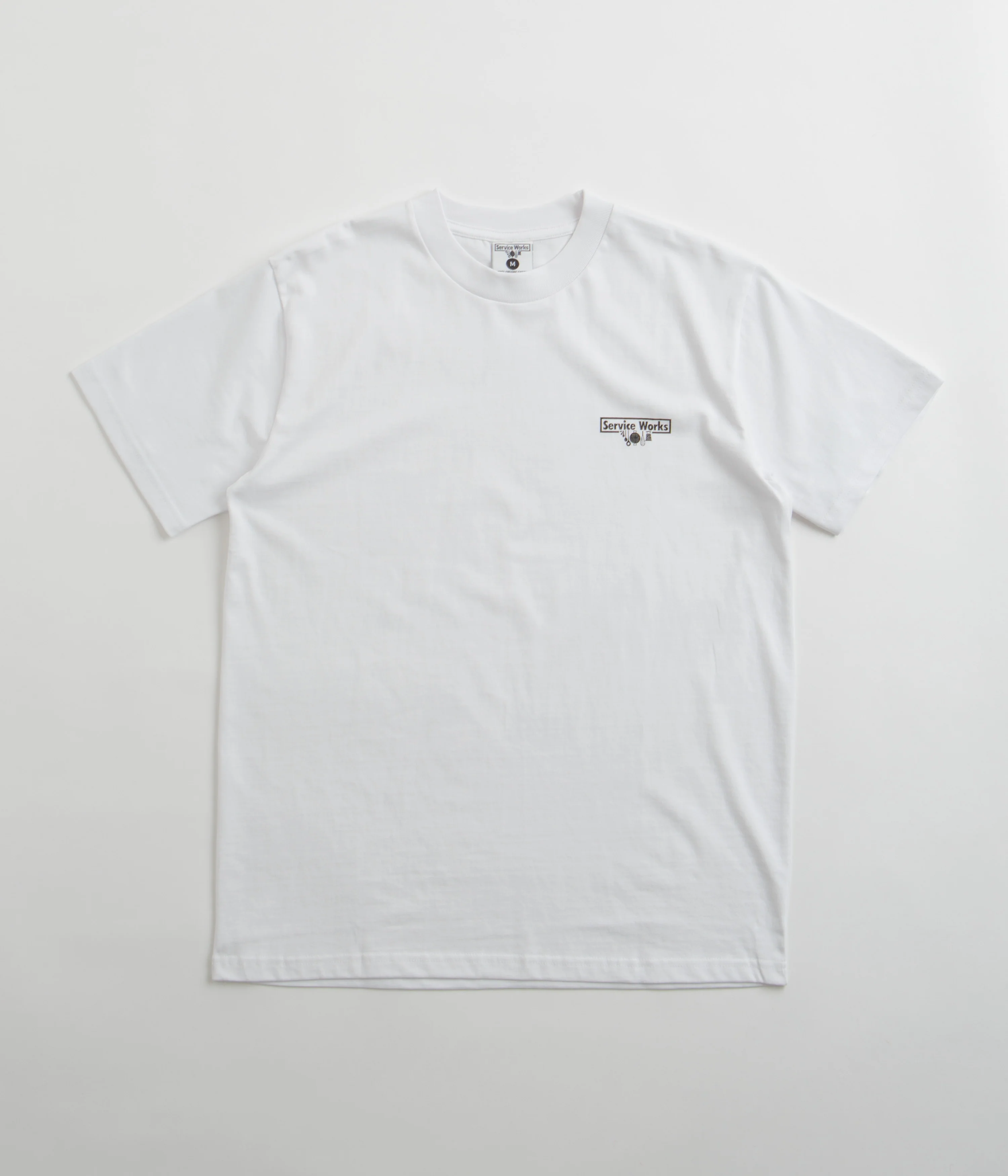 Service Works Wine Spill T-Shirt  - White - Image 2