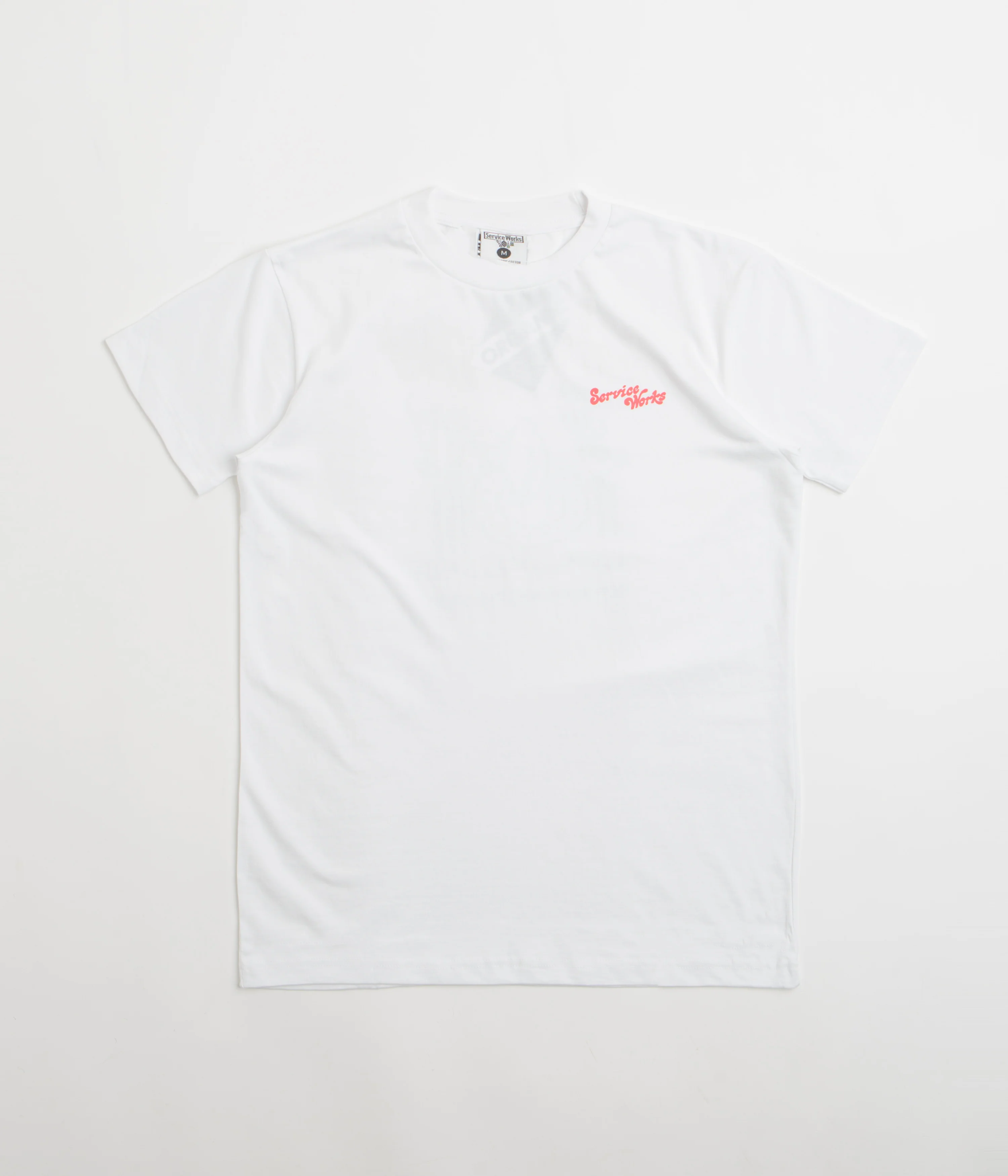 Service Works Work + Pleasure T-Shirt - White - Image 2