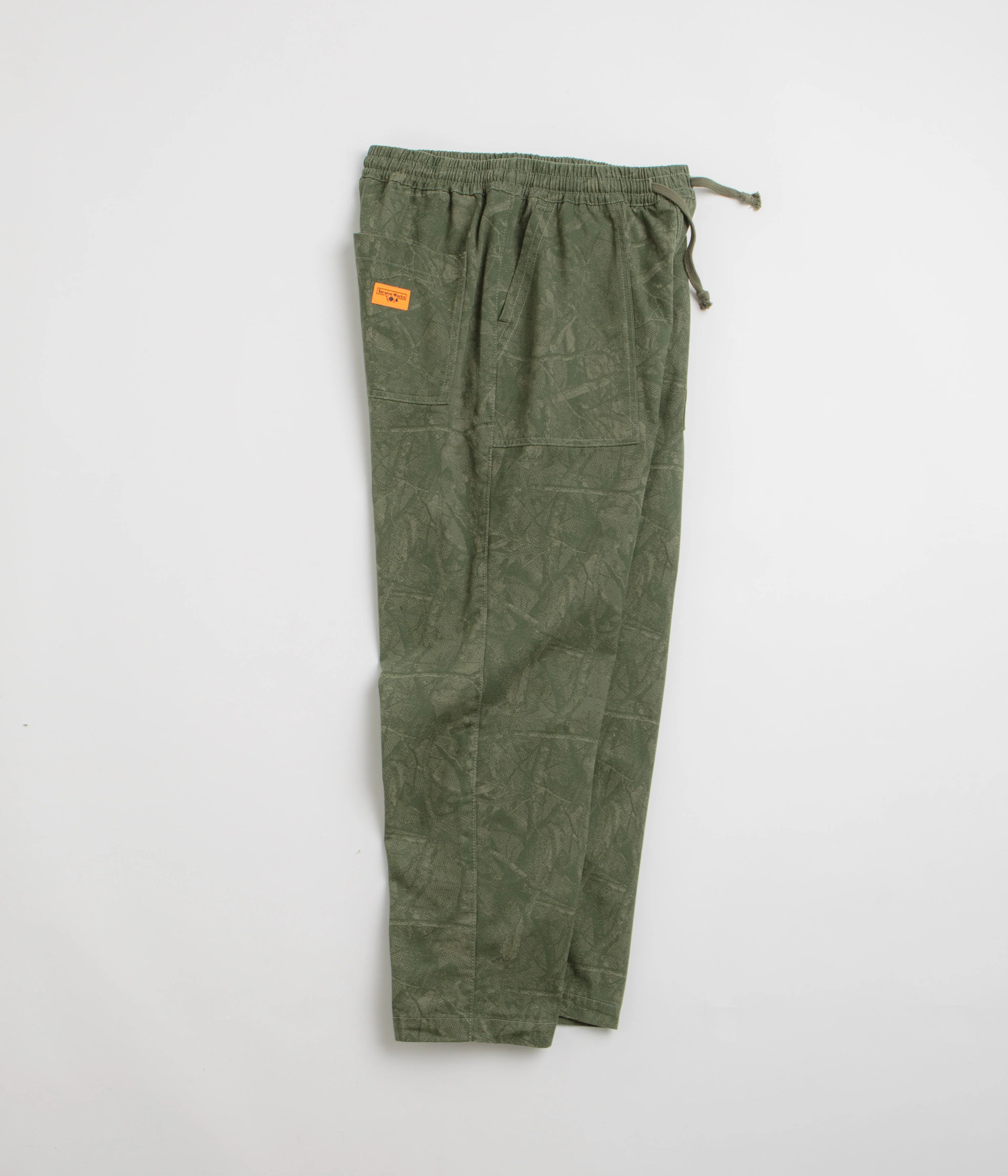 Service Works Xerox Camo Chef Pants - Olive - Image 2