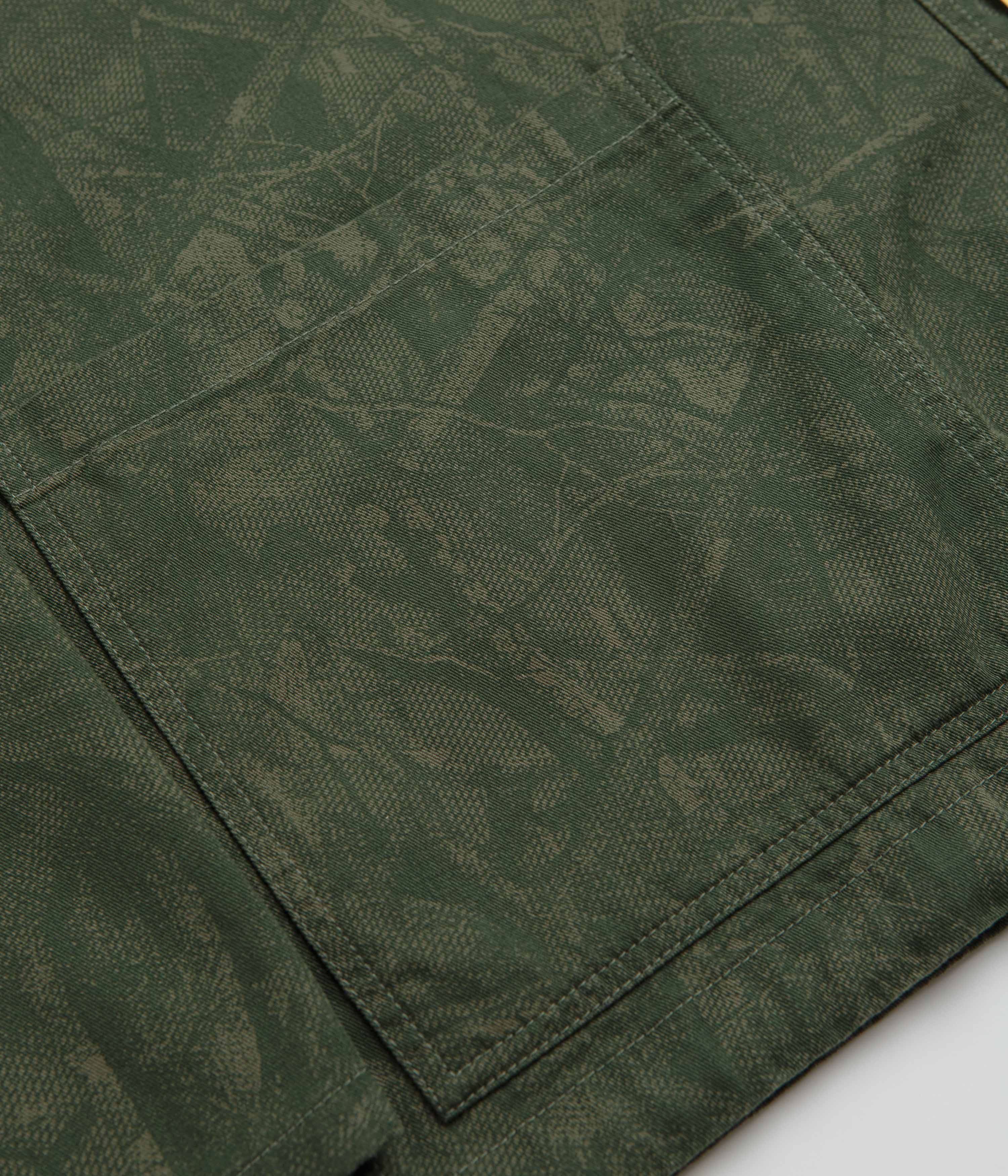Service Works Xerox Camo Market Smock Jacket - Olive - Image 4