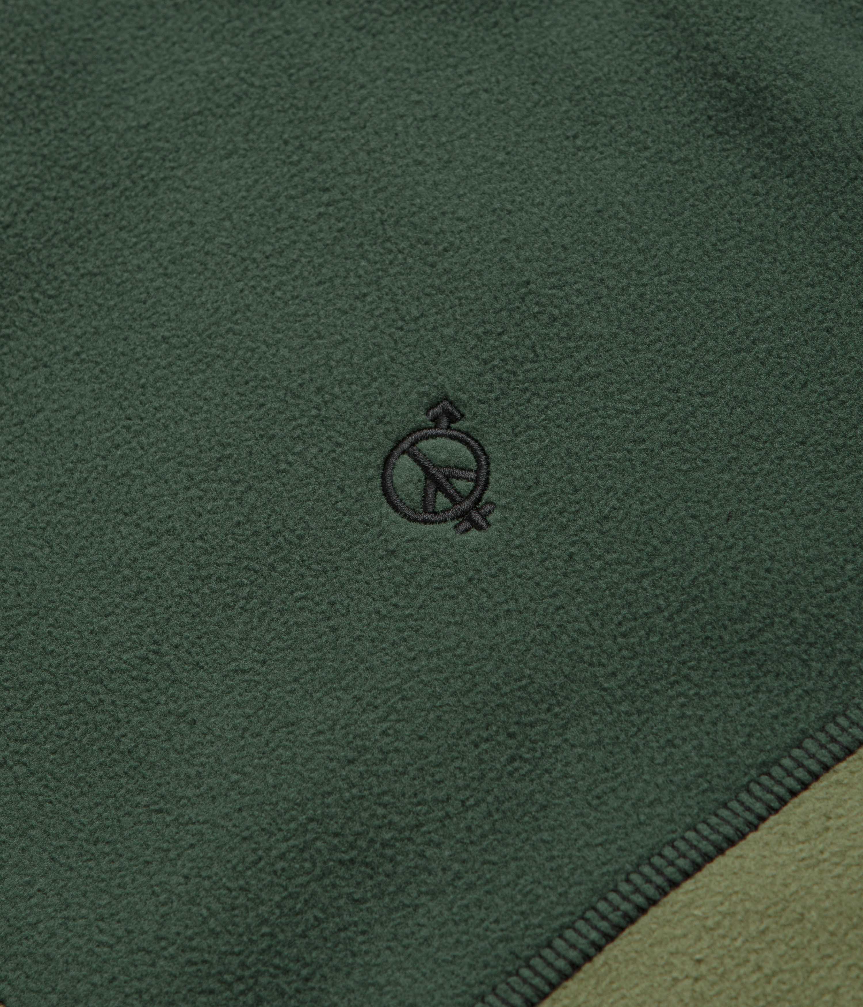 Sexhippies Box Fleece Crewneck Sweatshirt - Forest / Olive - Image 3