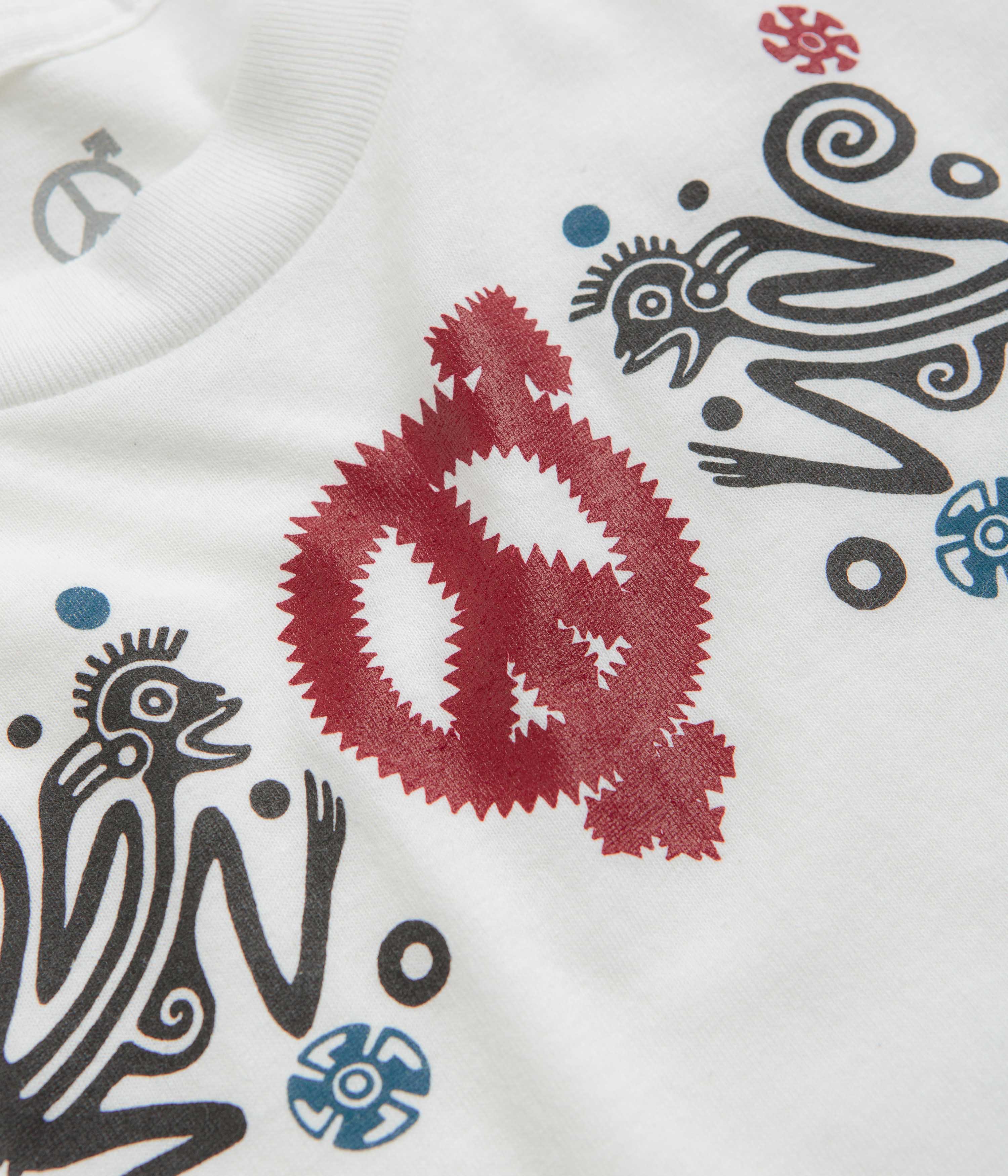 Sexhippies Primate Long Sleeve T-Shirt - White - Image 3