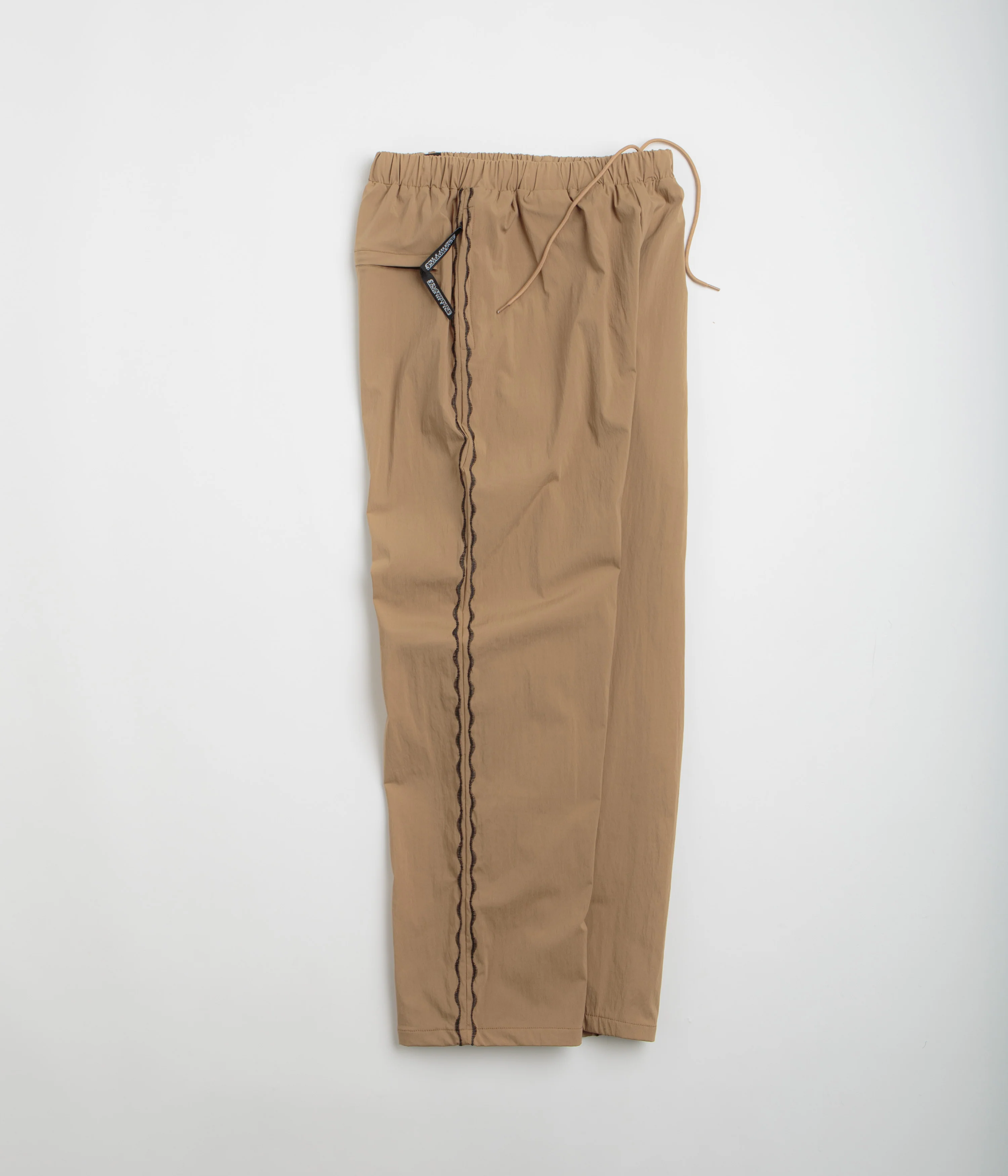 Sexhippies Welders Stitch Easy Pants - Light Brown / Black - Image 2