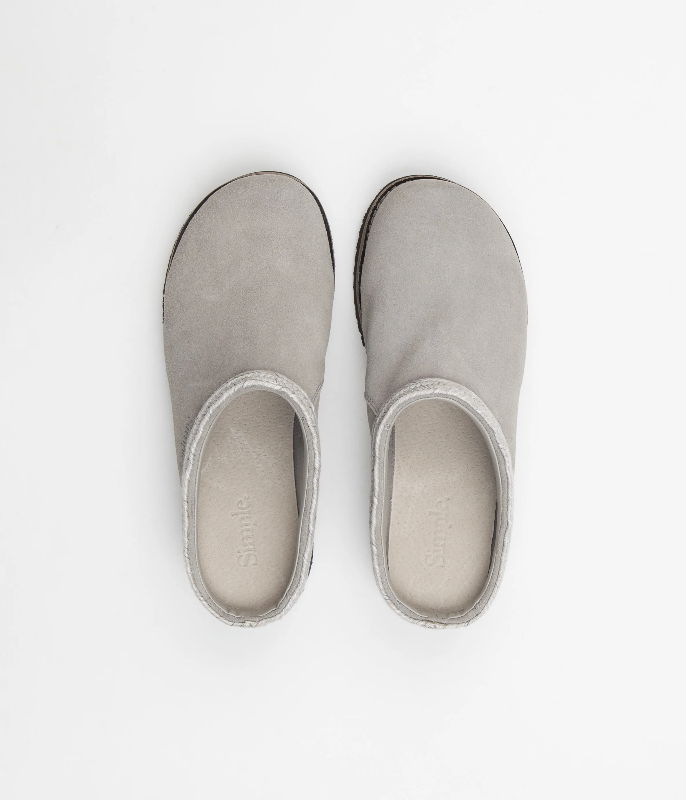 Simple Original Suede Clogs - Stone - Image 7