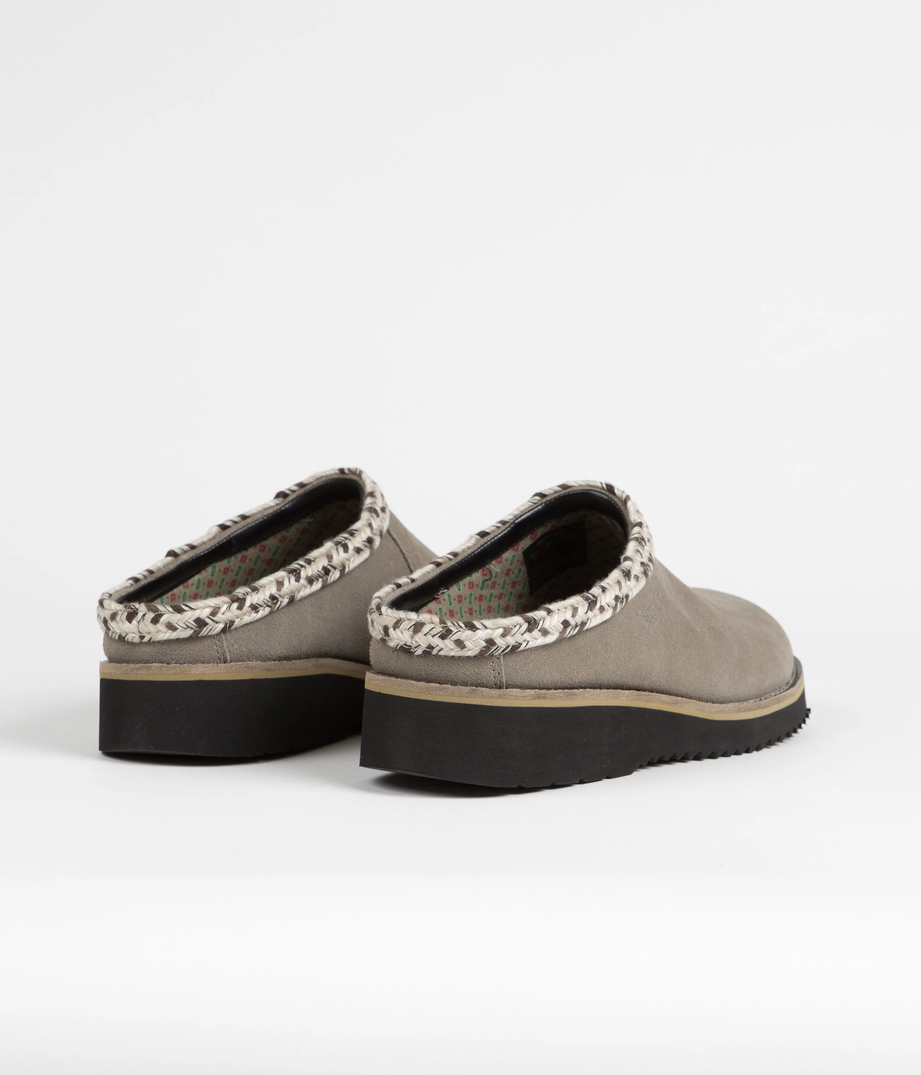 Simple Original Suede Clogs - Taupe - Image 4