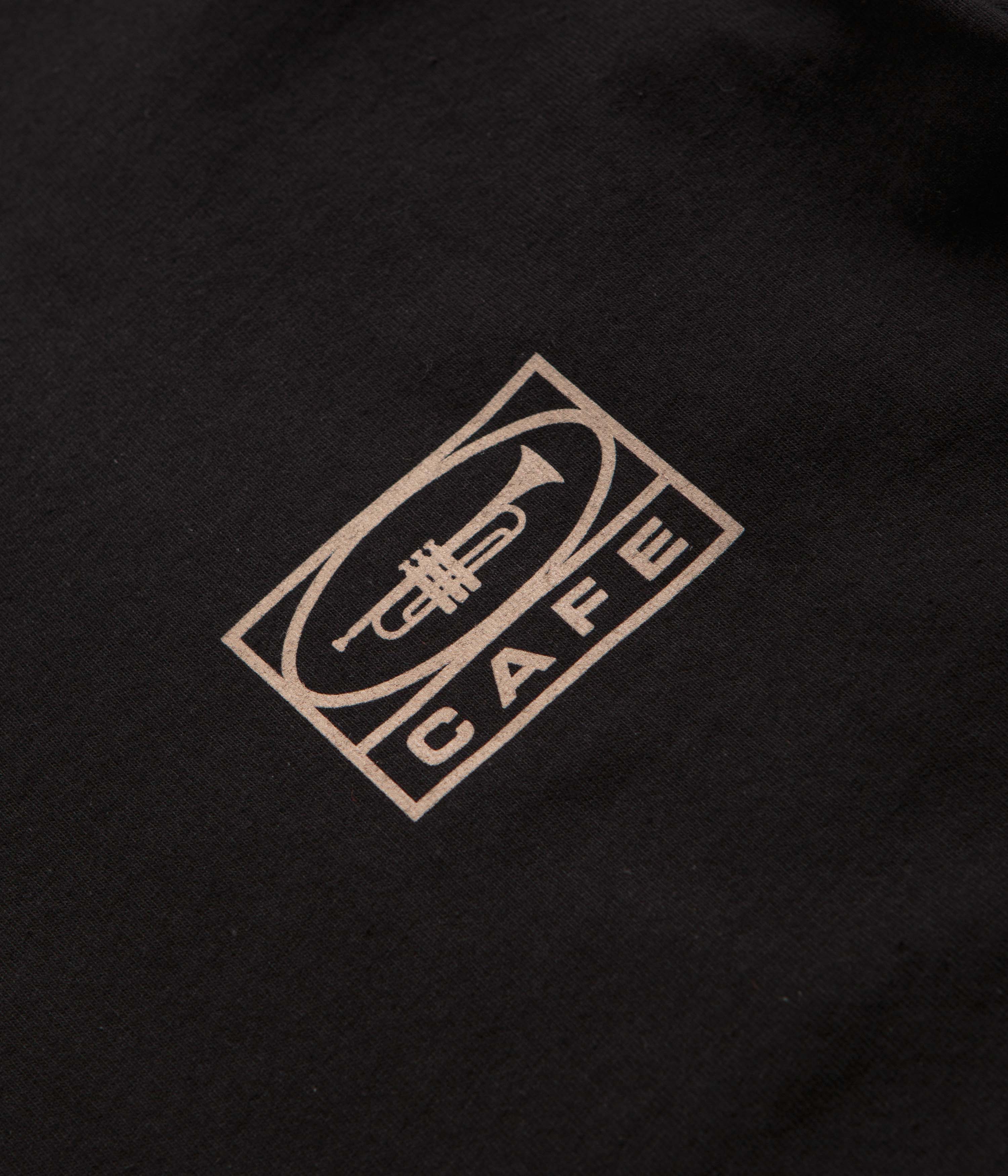Skateboard Cafe 45 T-Shirt - Black / Brown - Image 4