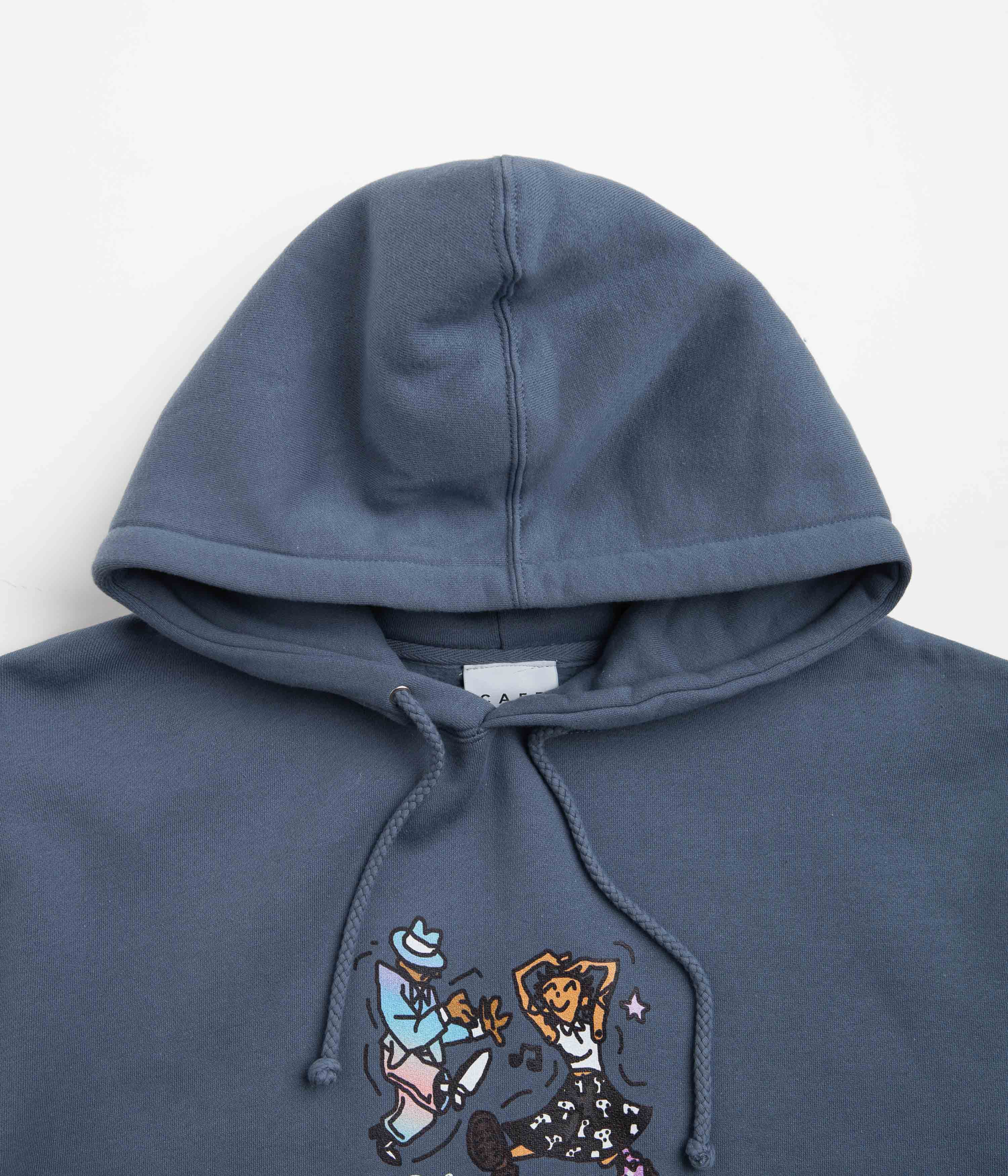 Skateboard Cafe Dancing Hoodie - Slate - Image 4