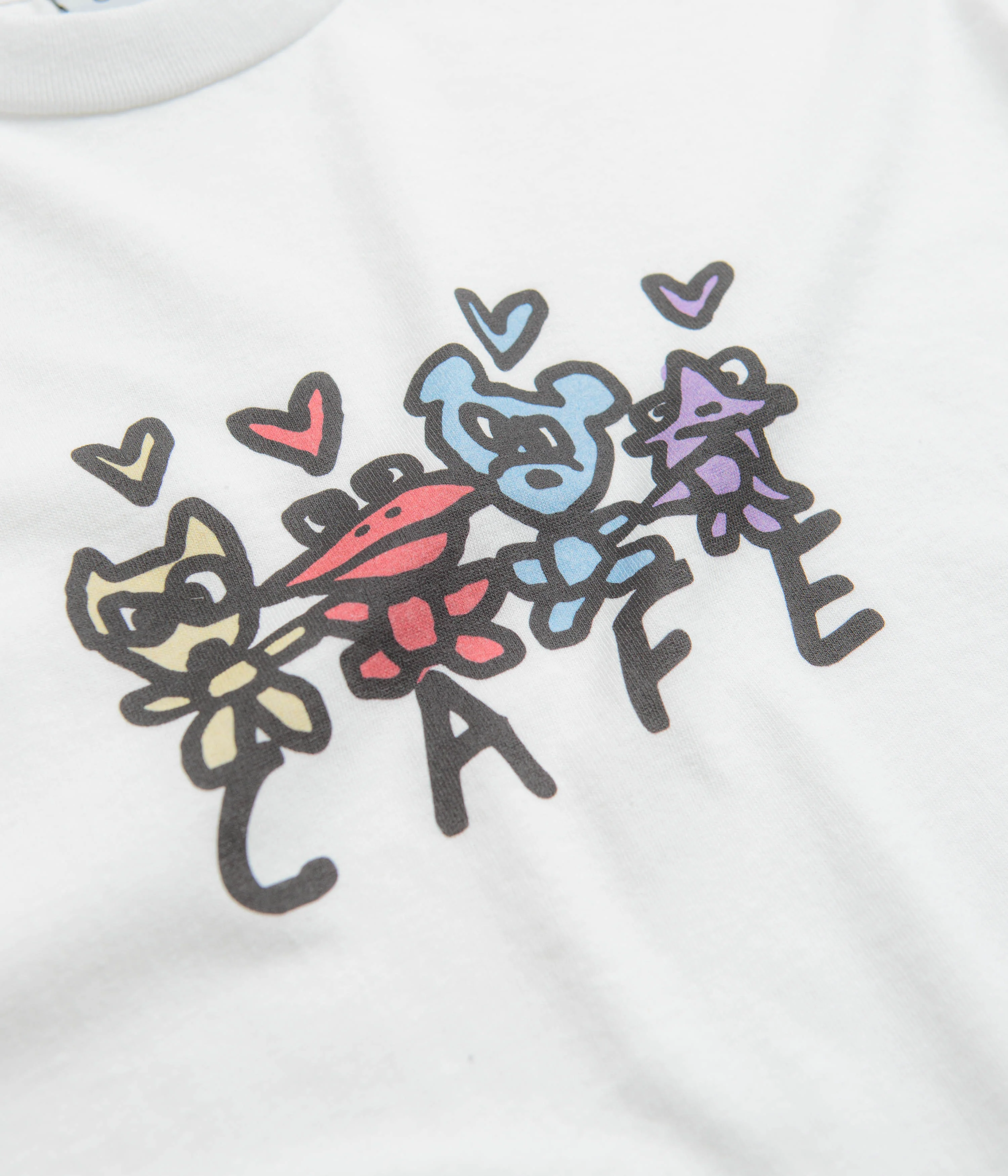 Skateboard Cafe Pals T-Shirt - White - Image 3