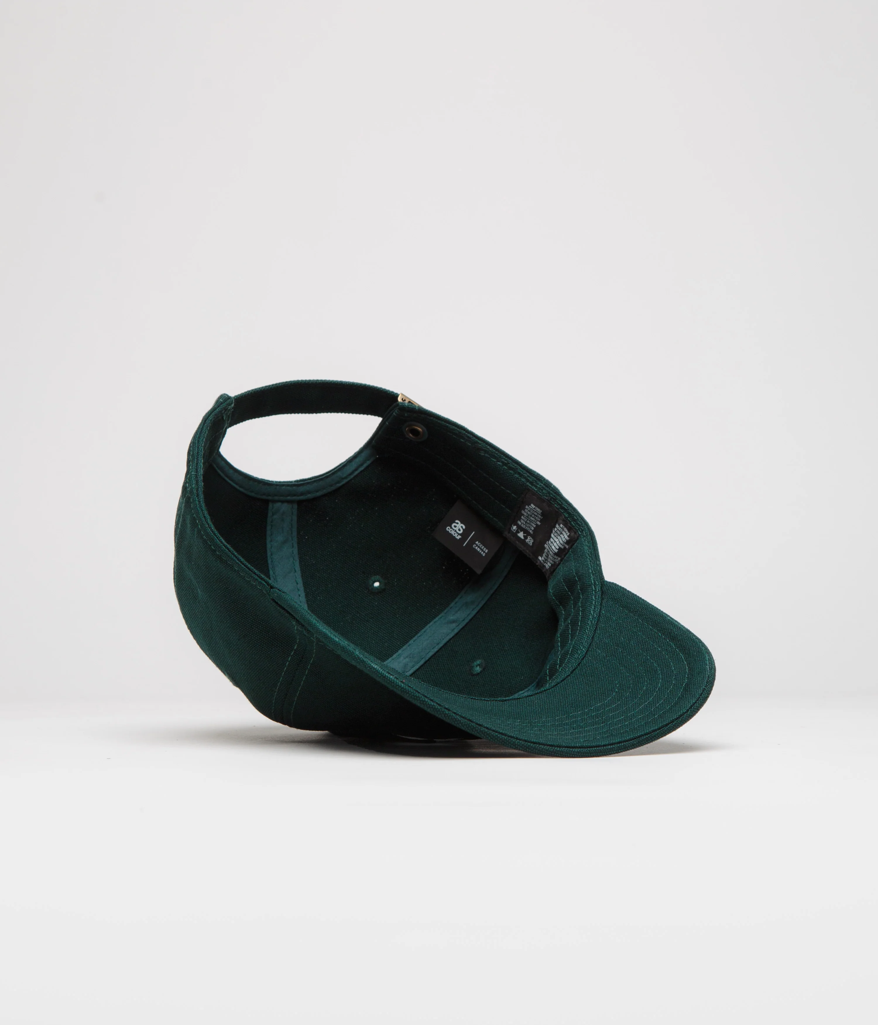Skateboard Cafe Script Logo Cap - Pine Green - Image 4