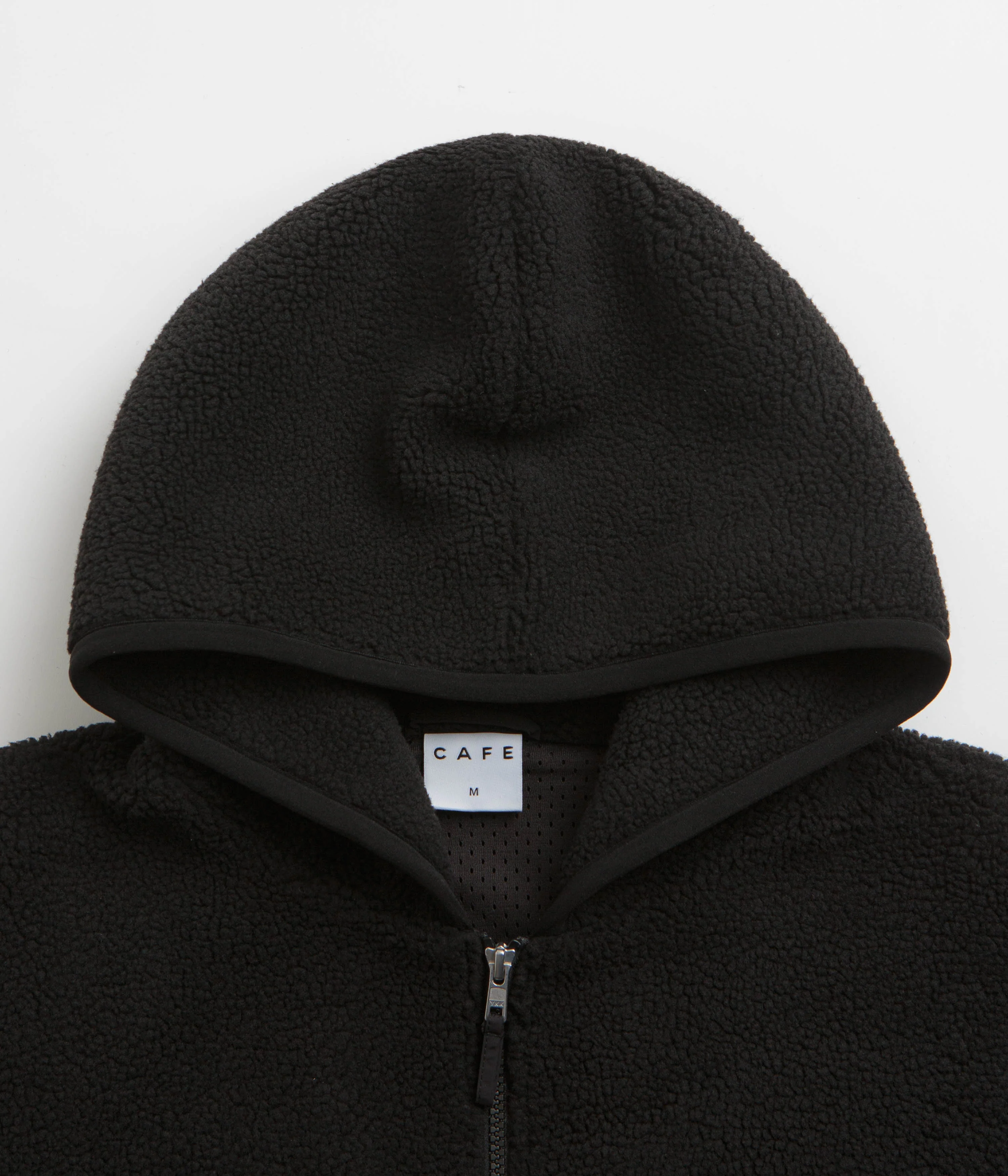 Skateboard Cafe Sherpa Fleece Hoodie - Black - Image 3