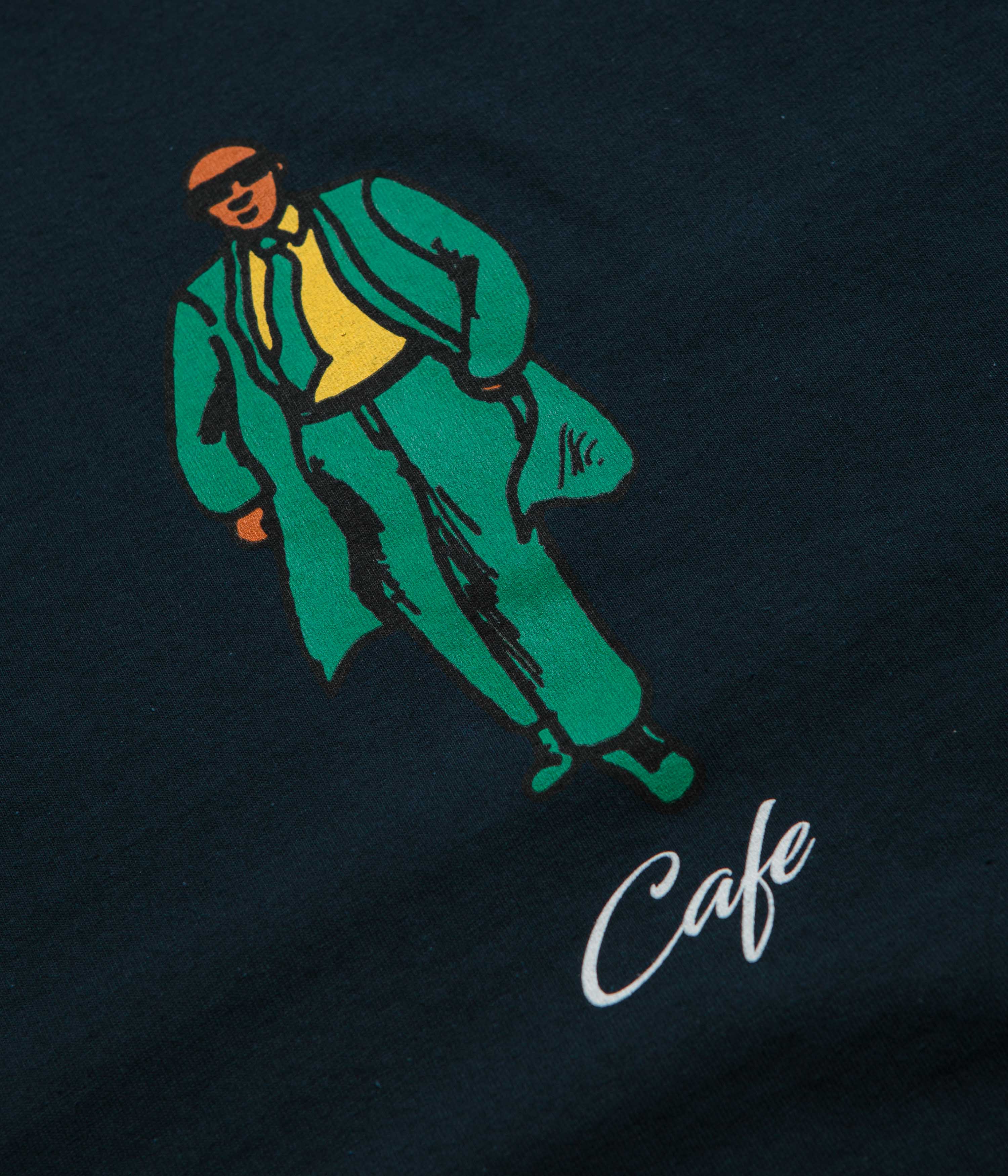 Skateboard Cafe Suited T-Shirt - Navy - Image 3