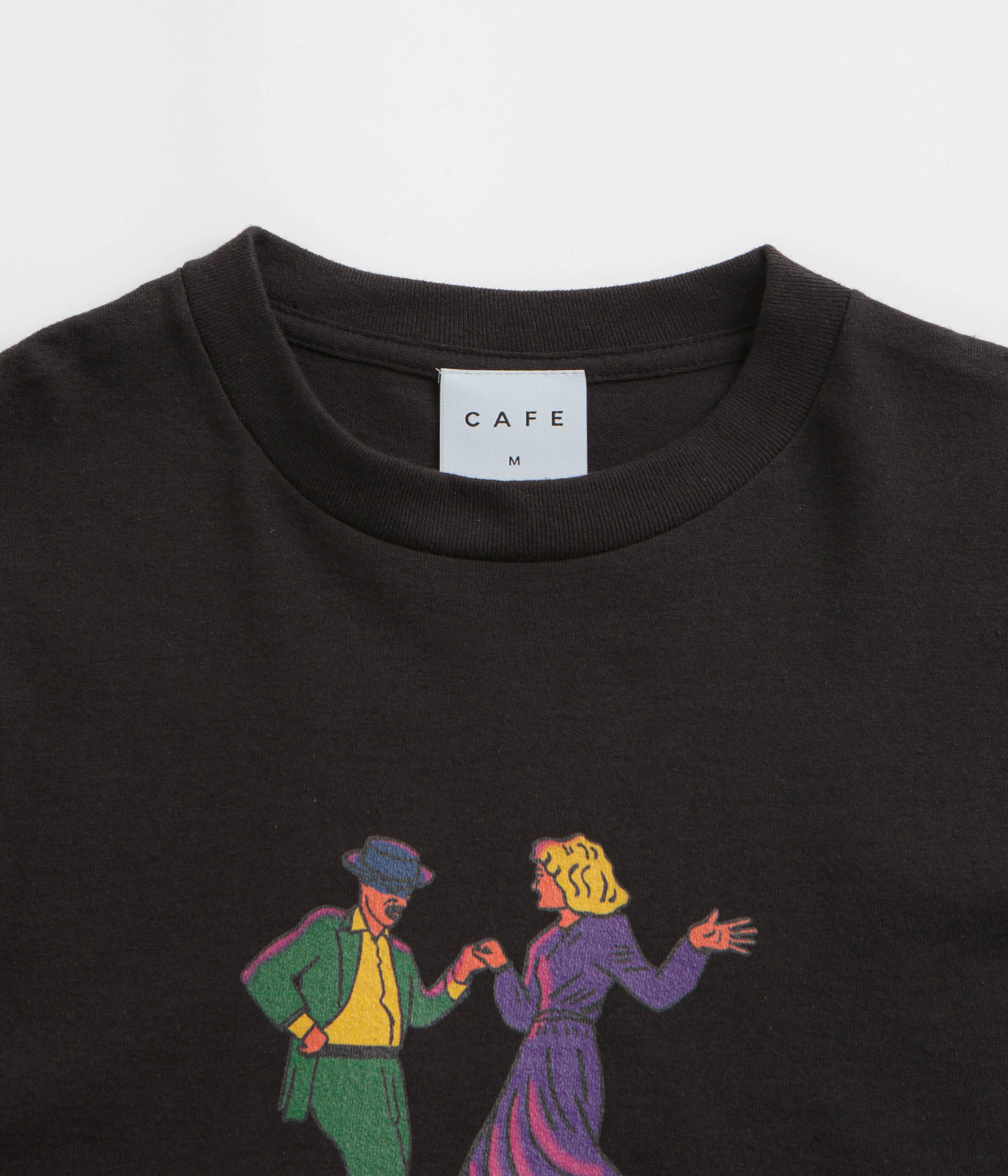 Skateboard Cafe Swing T-Shirt - Black - Image 2