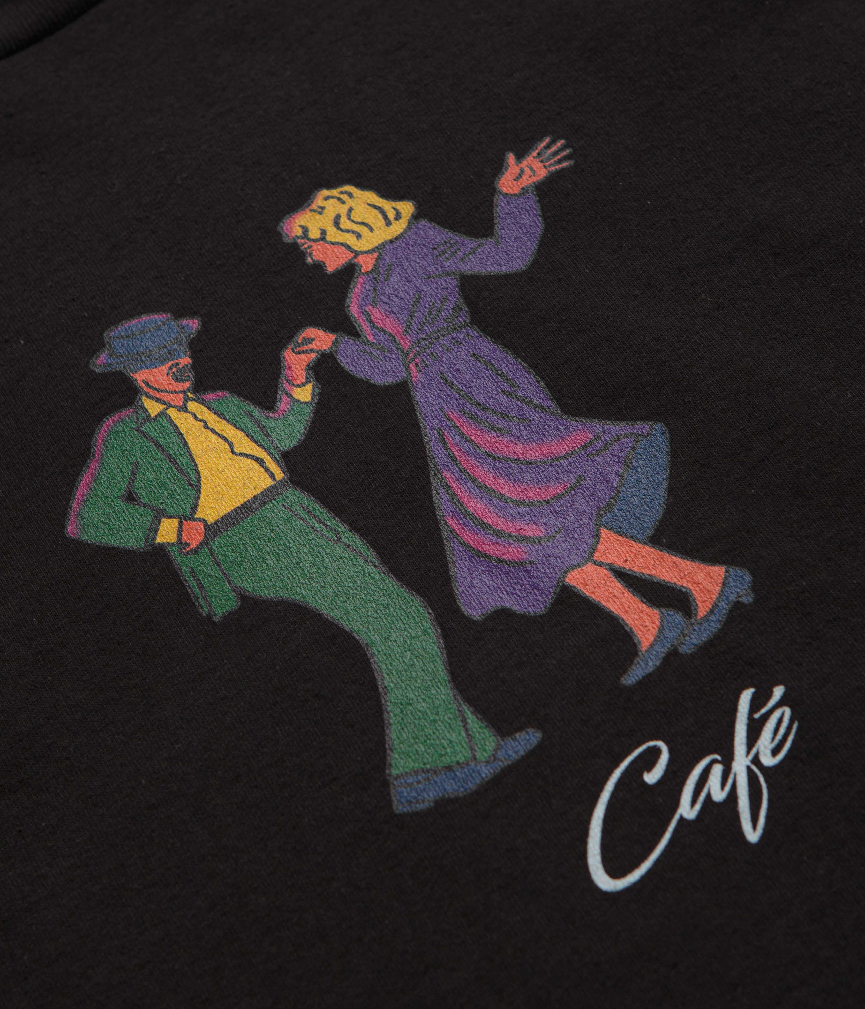 Skateboard Cafe Swing T-Shirt - Black - Image 3