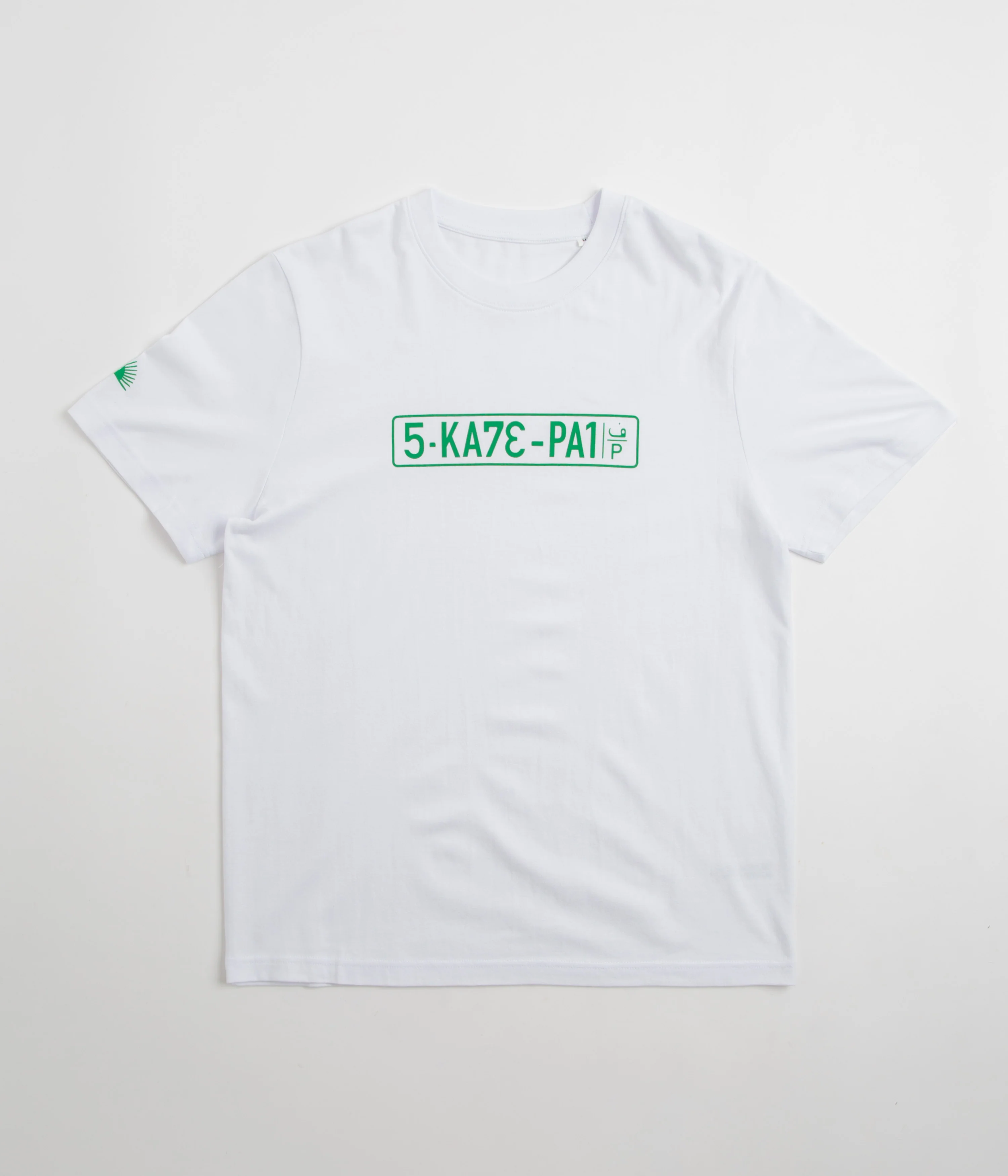 SkatePal License Plate T-Shirt - White