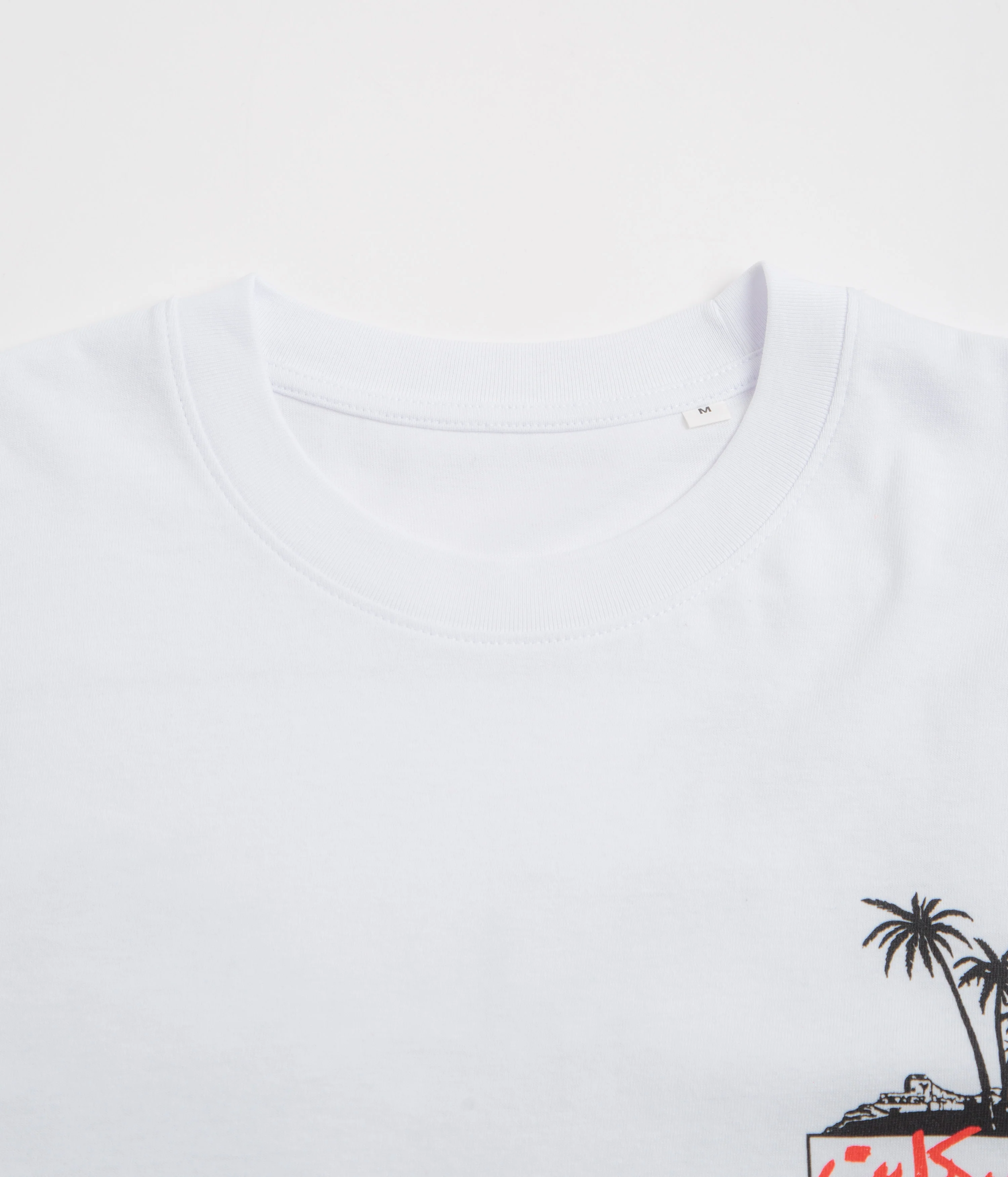 SkatePal Palms T-Shirt - White - Image 3