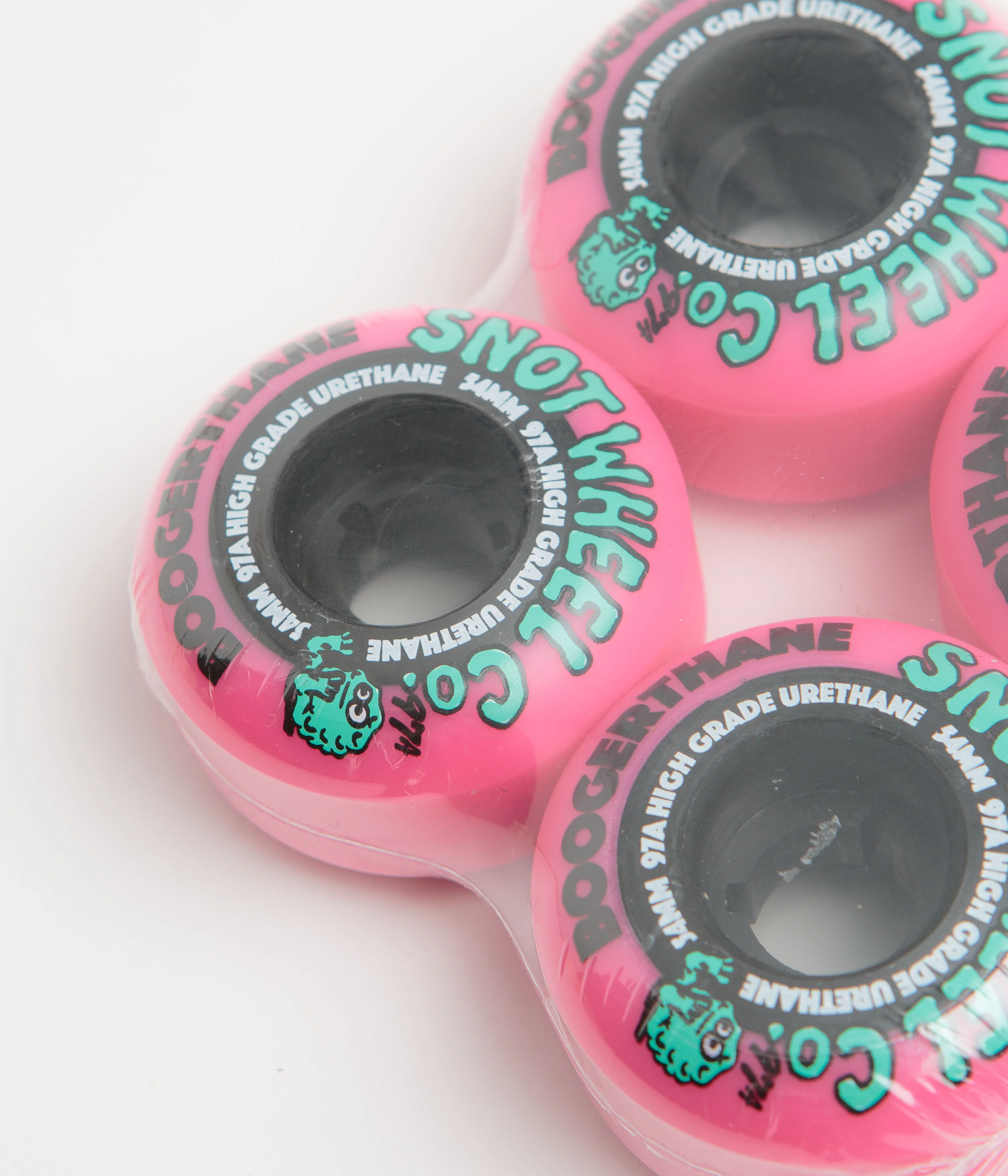 Snot Boogerthane 97A Wheels - Pink / Black - 54mm - Image 2