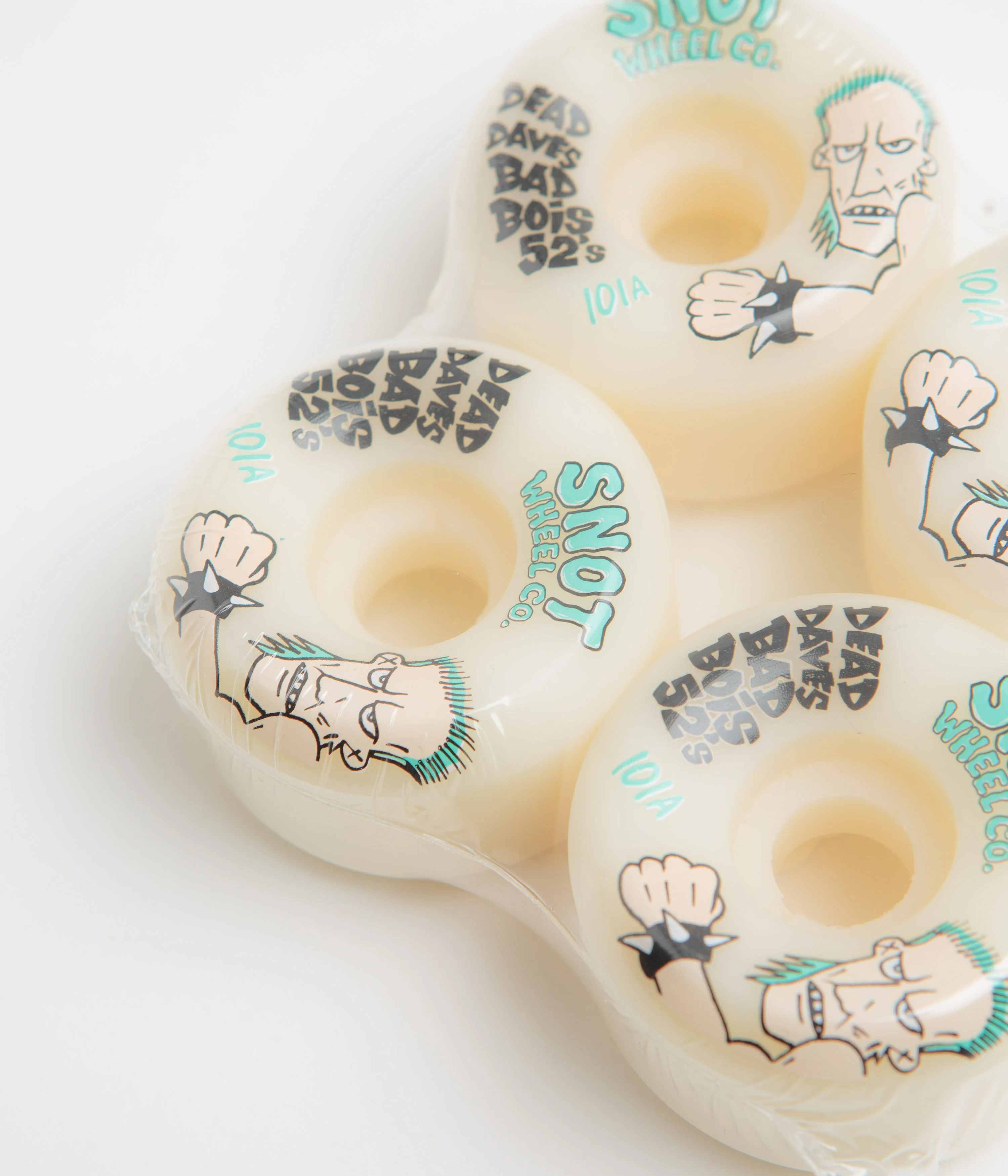 Snot Dead Dave Bad Boy 101A Wheels - Raw - 52mm - Image 2