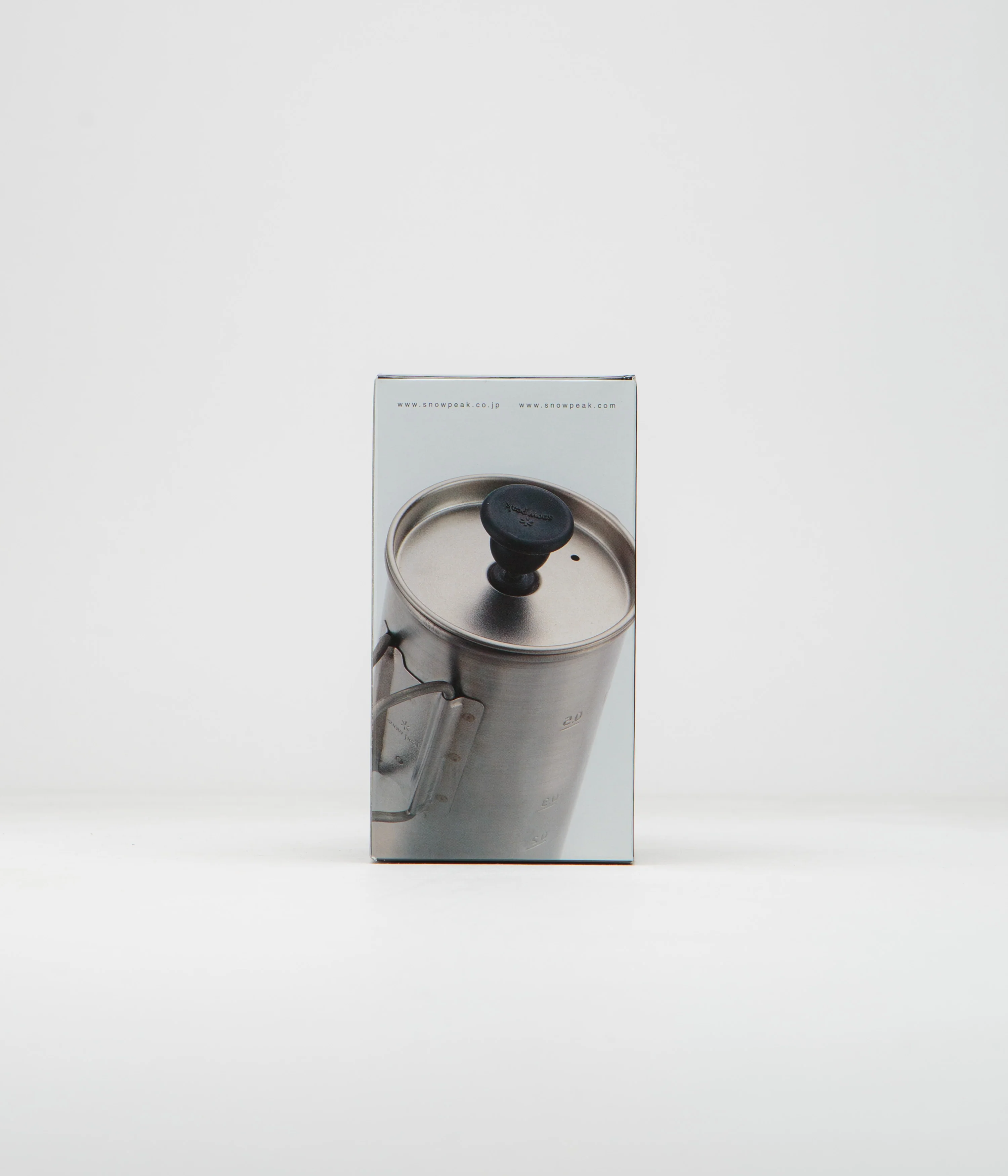 Snow Peak 3 Cup French Press - Titanium - Image 6