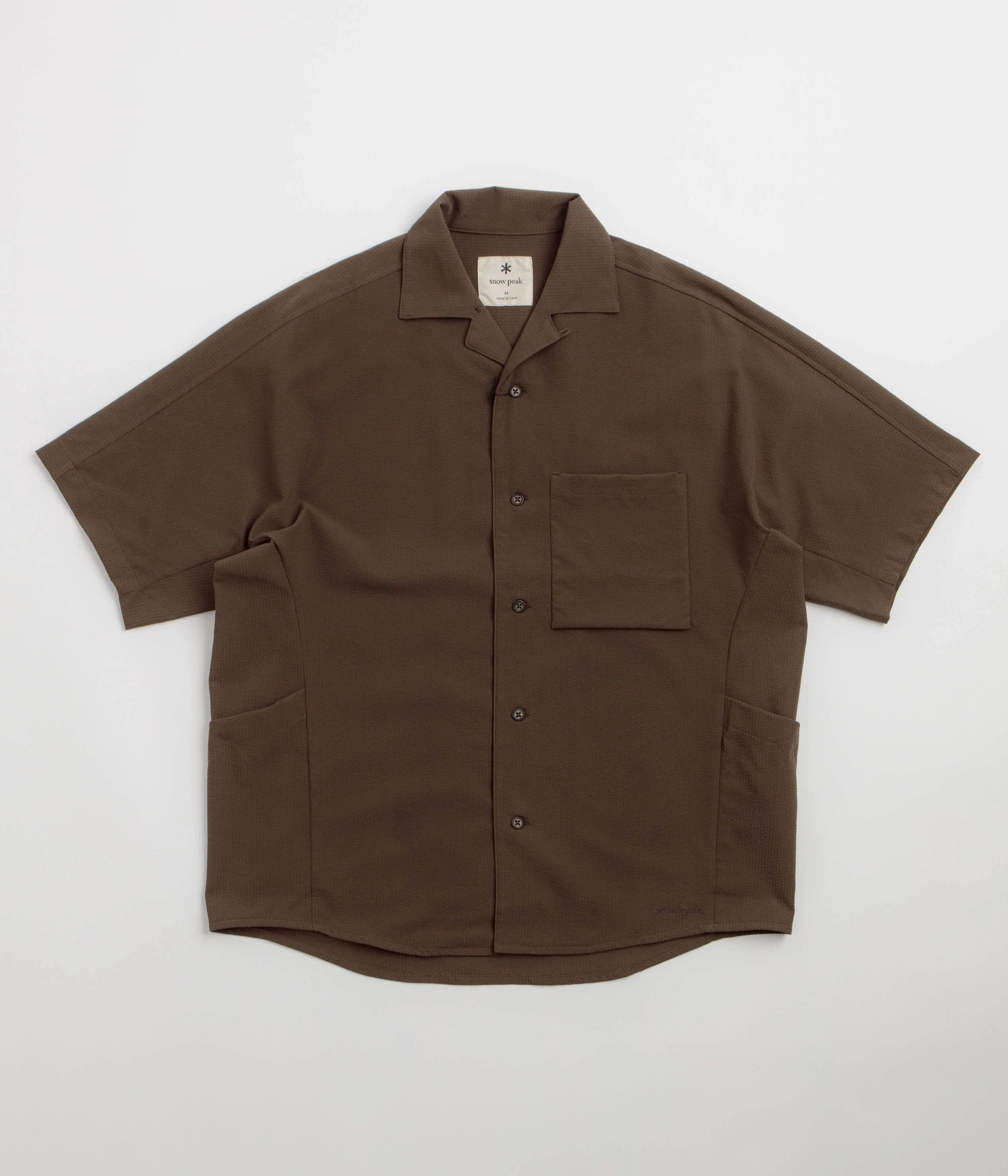 Snow Peak Airo Short Sleeve Shirt - Brown