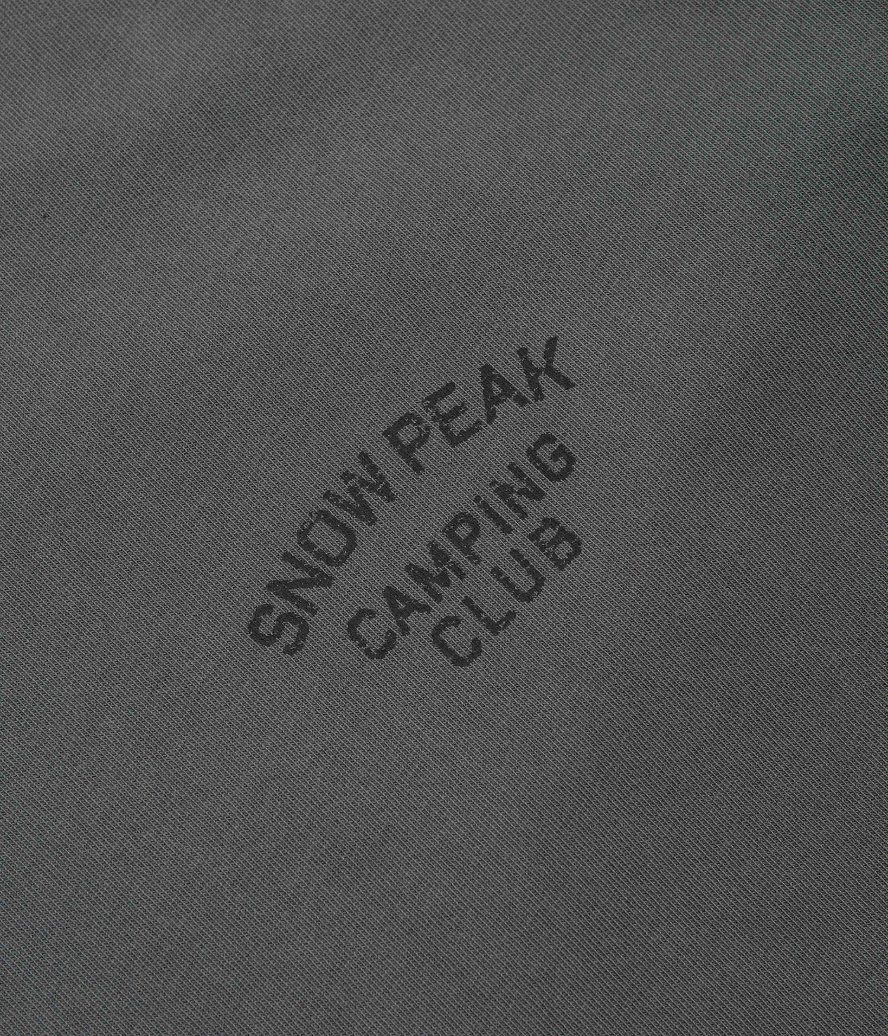 Snow Peak Camping Club T-Shirt - Charcoal - Image 3