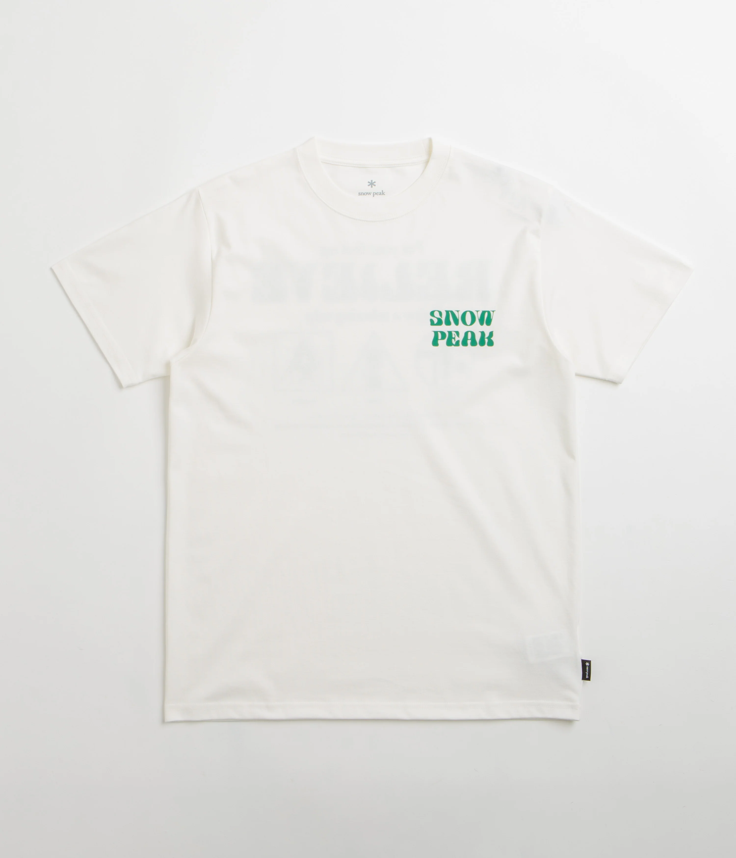Snow Peak Camping Graphic T-Shirt - Off White - Image 2