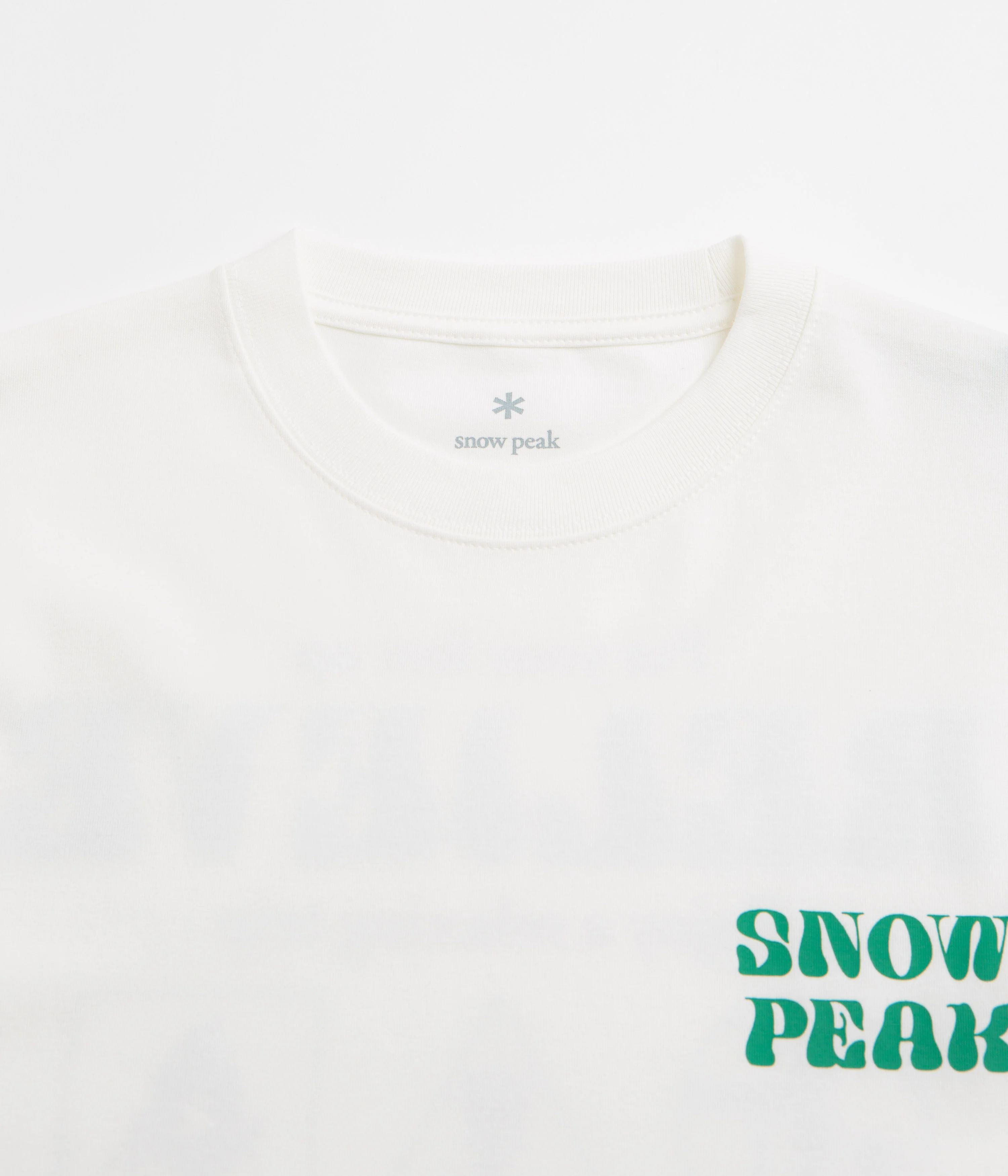 Snow Peak Camping Graphic T-Shirt - Off White - Image 4
