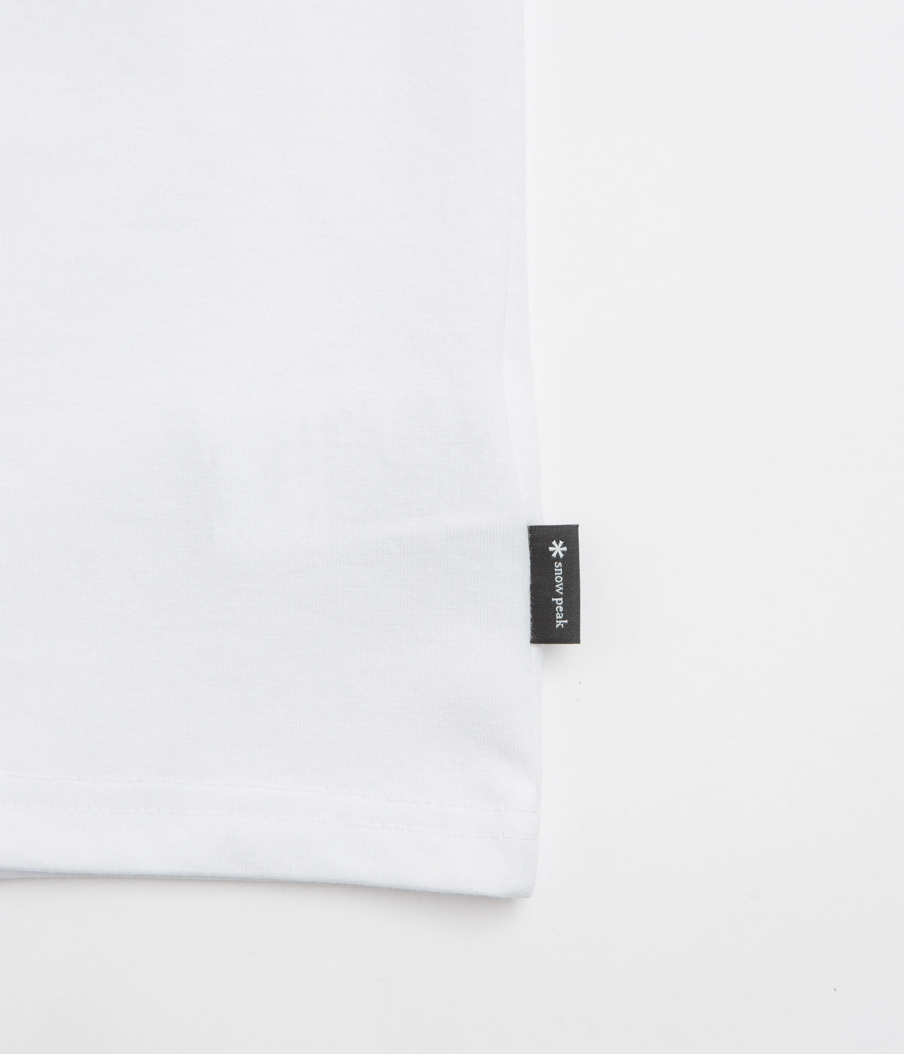 Snow Peak Chest Logo T-Shirt - White - Image 4