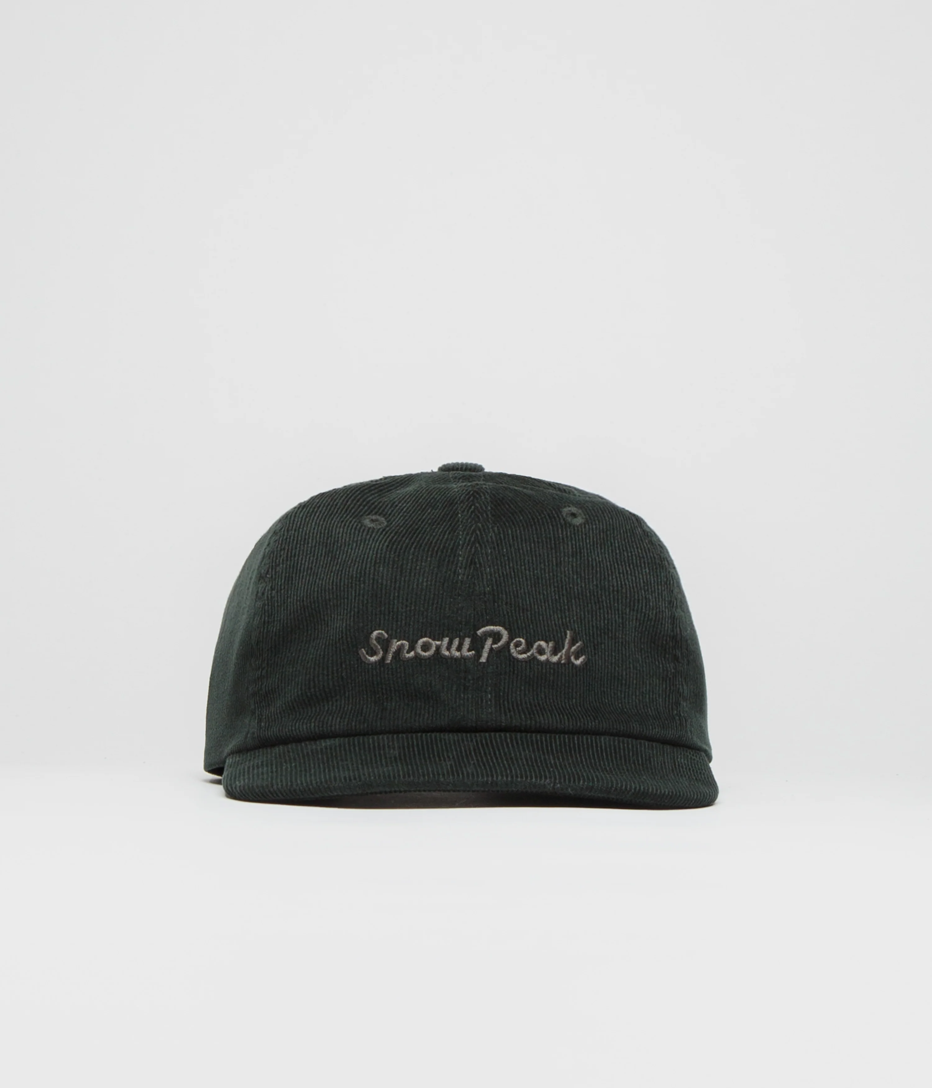 Snow Peak Corduroy Cap - Dark Green - Image 2