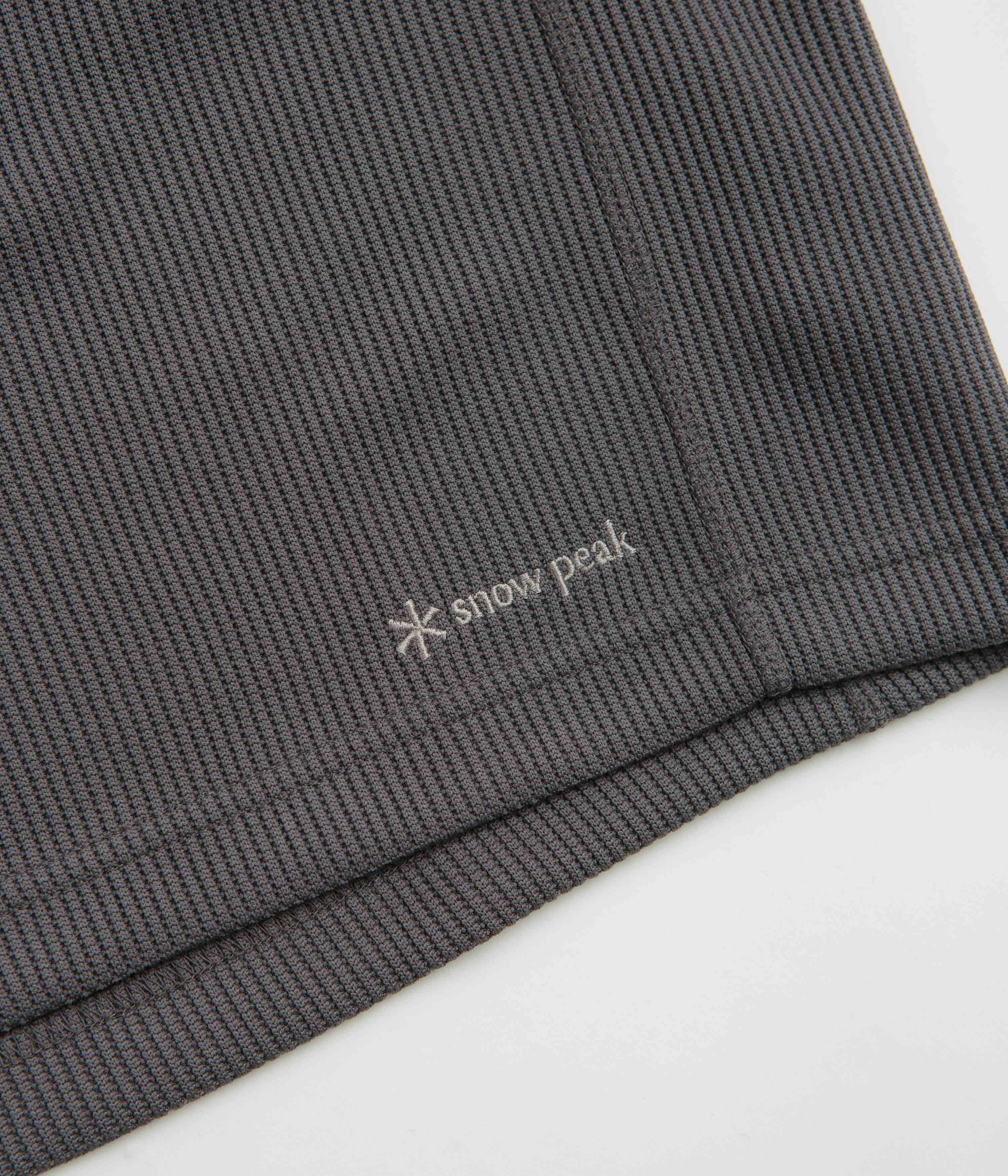Snow Peak Dry Thermal T-Shirt - Charcoal - Image 2