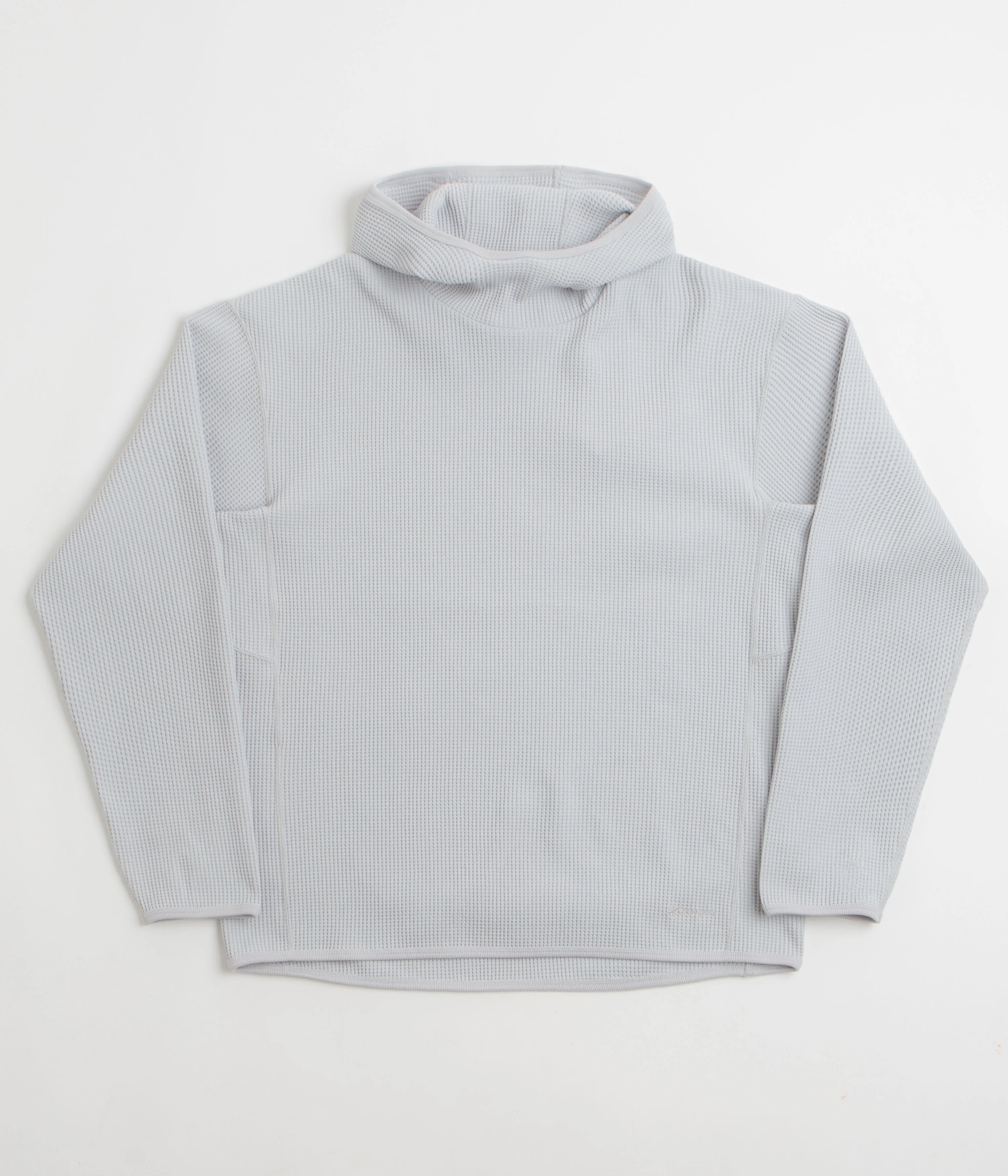 Snow Peak Dry Waffle Hoodie - Light Grey